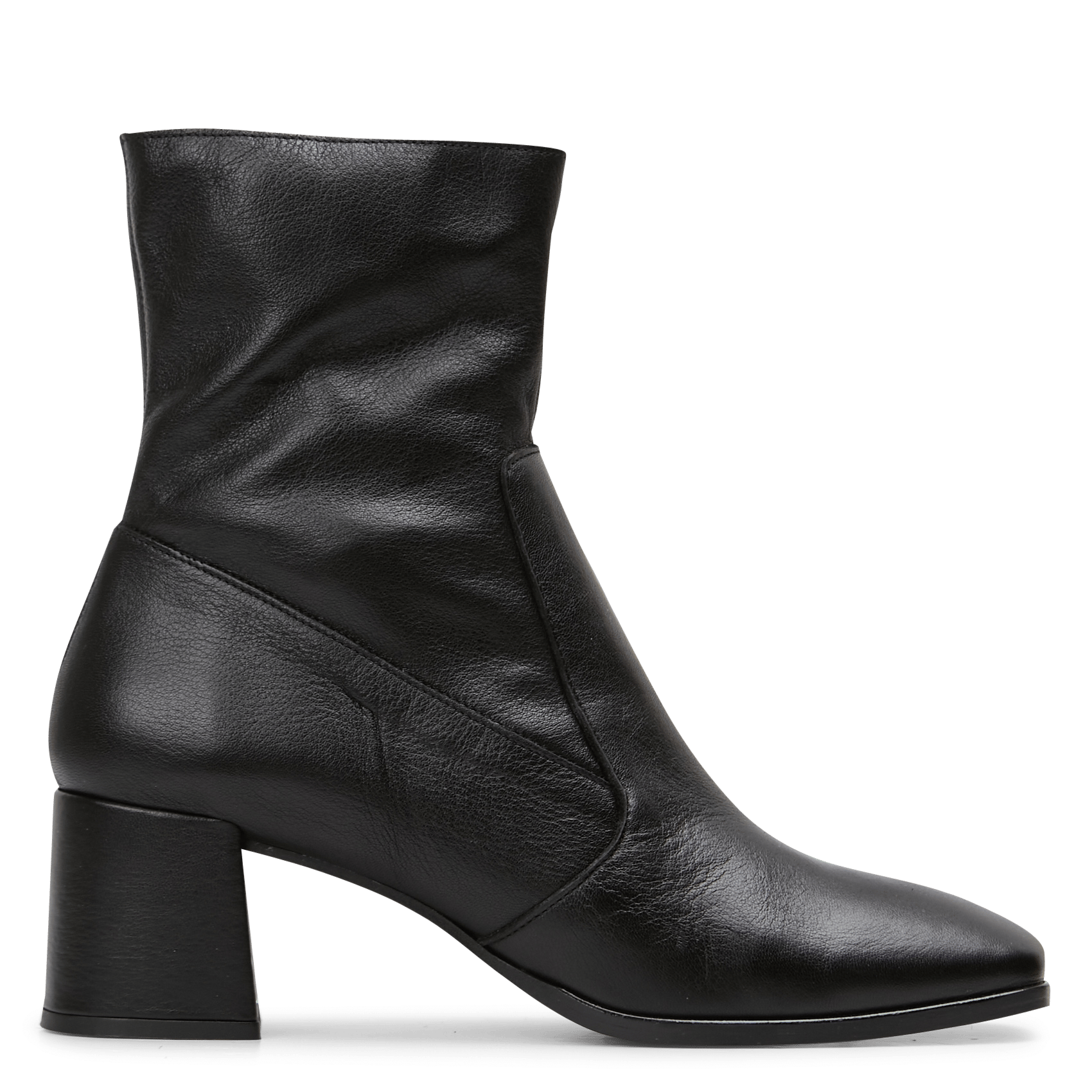 Bottines en cuir argentat | JONAK