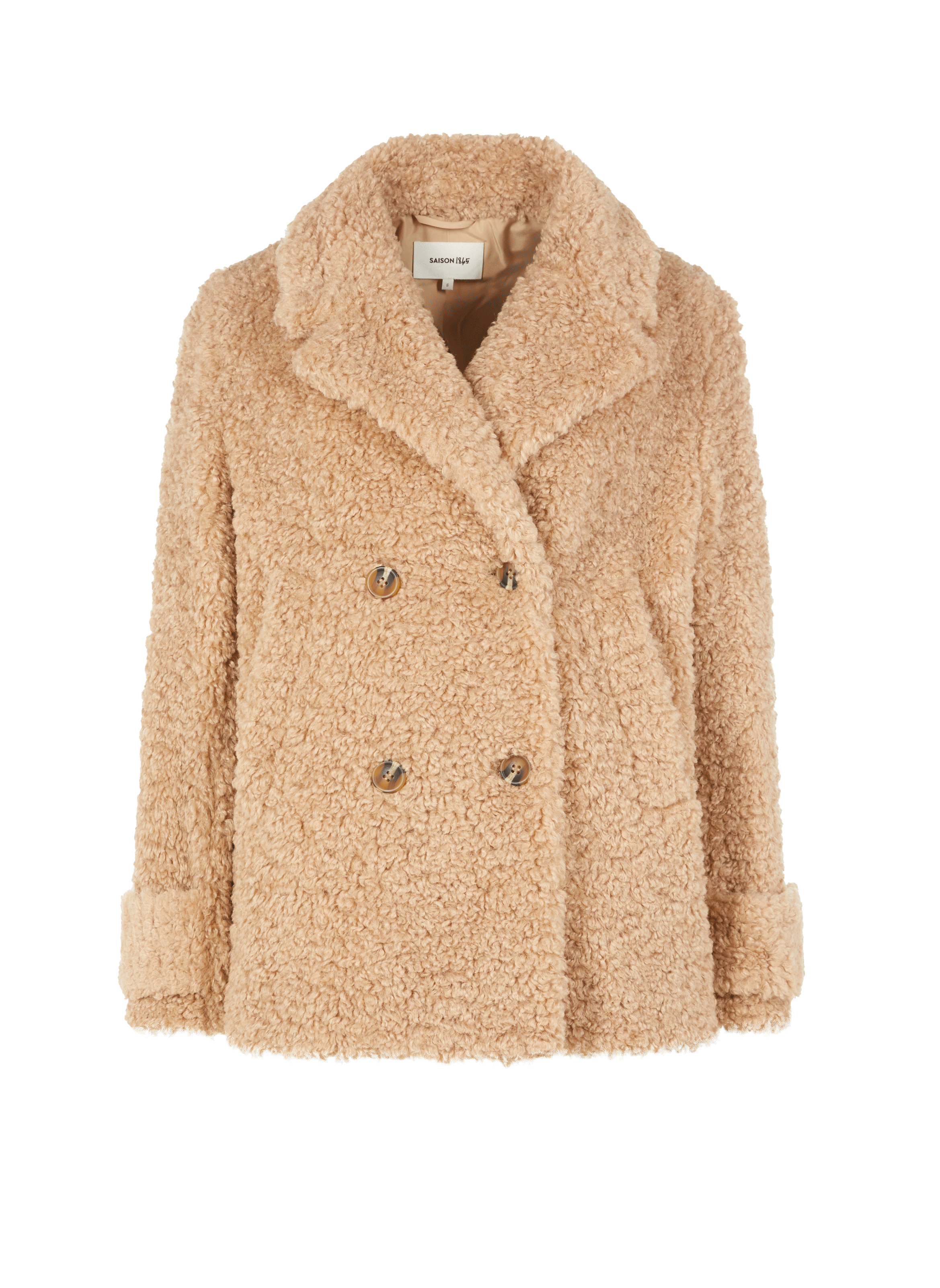 Fur-effect peacoat | SAISON 1865