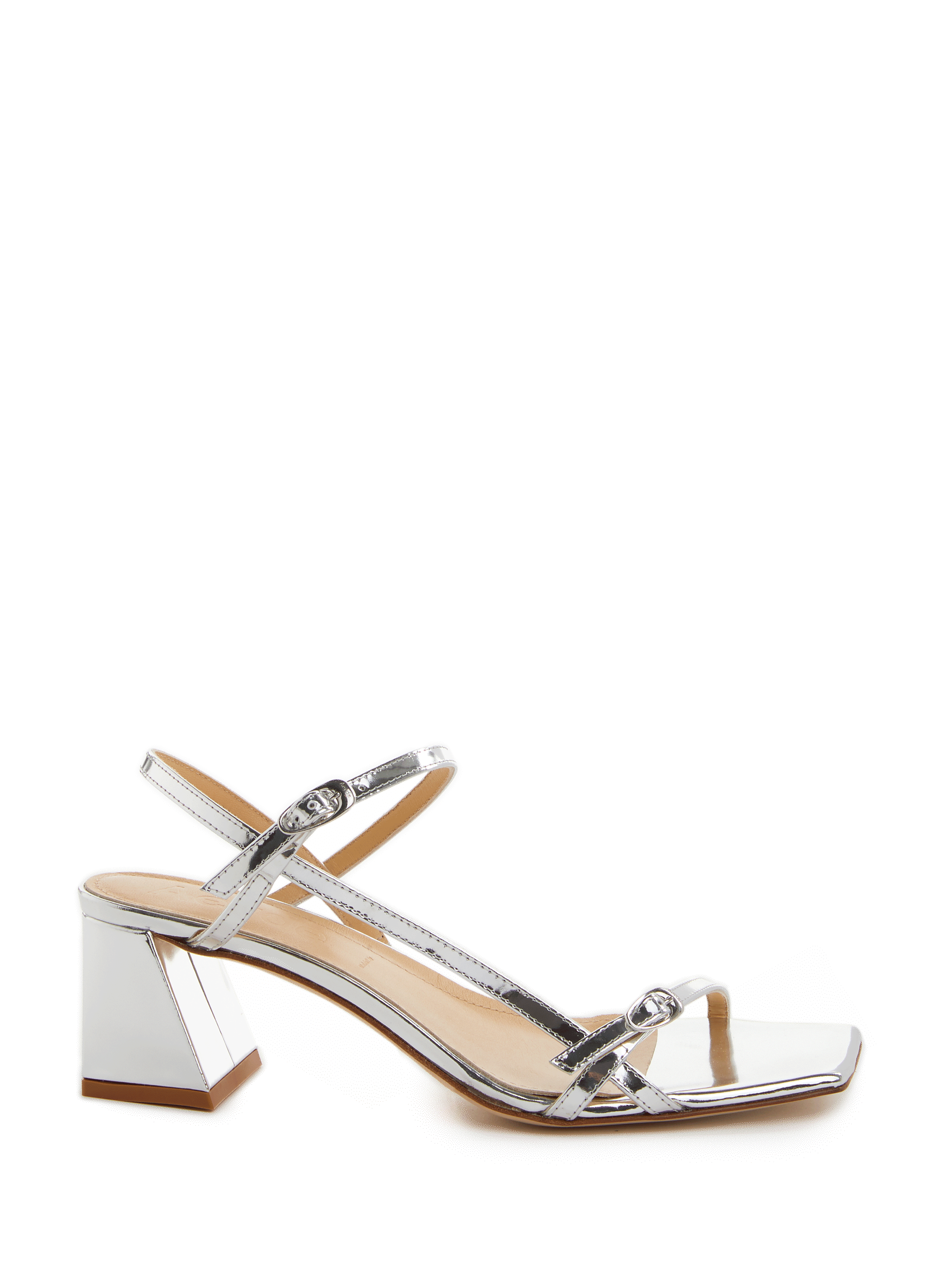 Greta leather heeled sandals | AEYDE