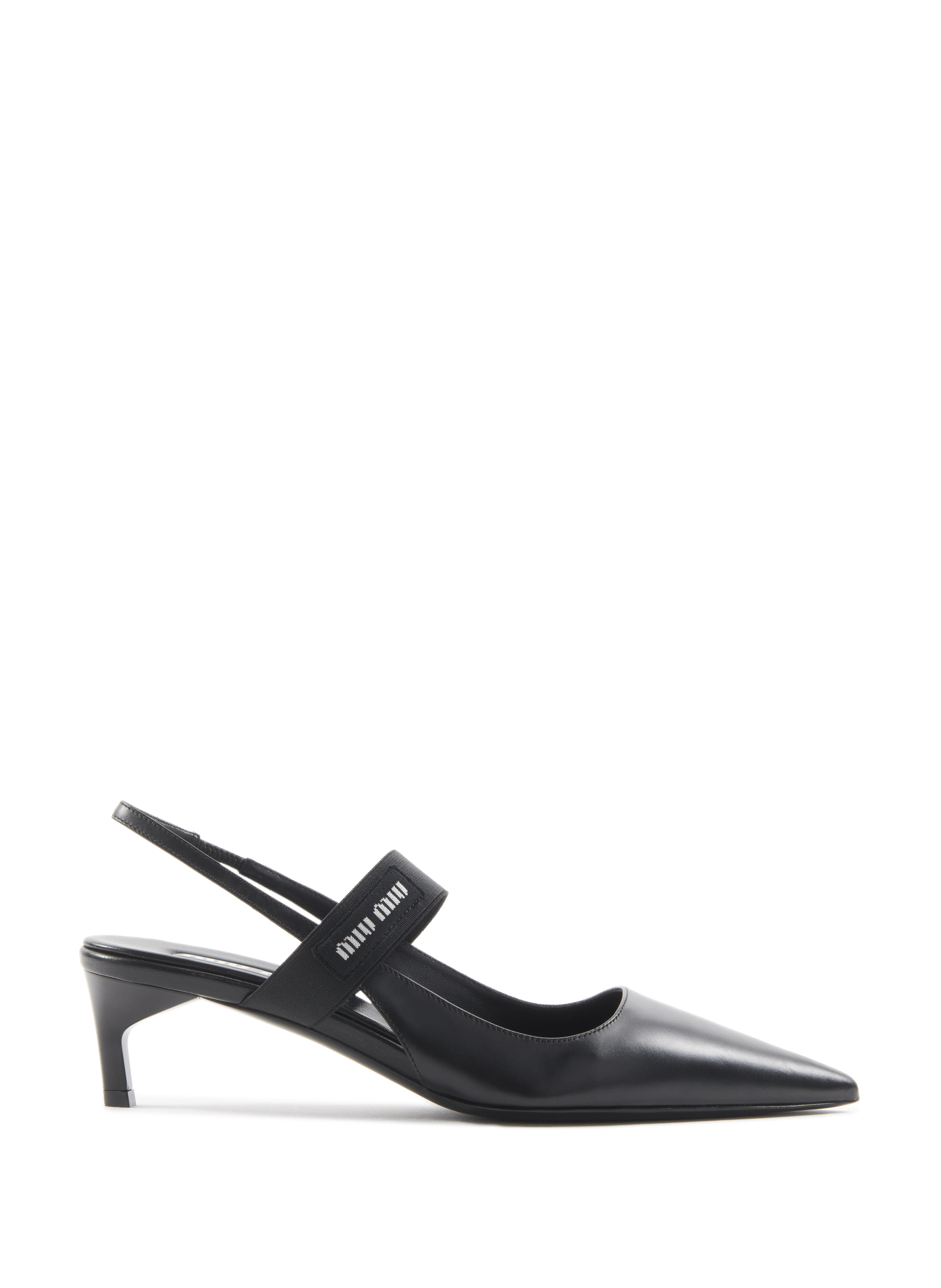 Leather slingbacks  | MIU MIU