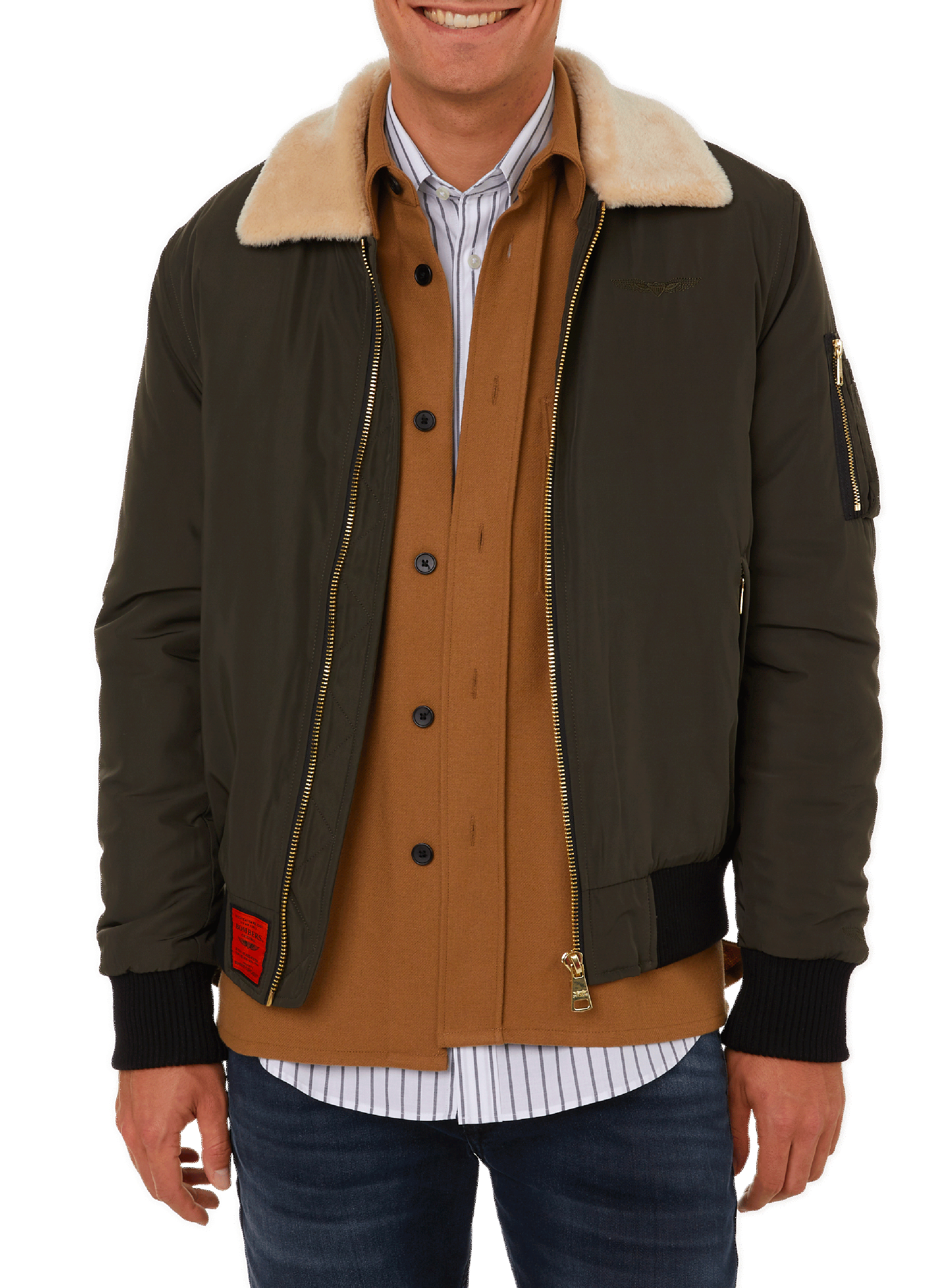 Gefütterte Bomberjacke | BOMBERS ORIGINAL