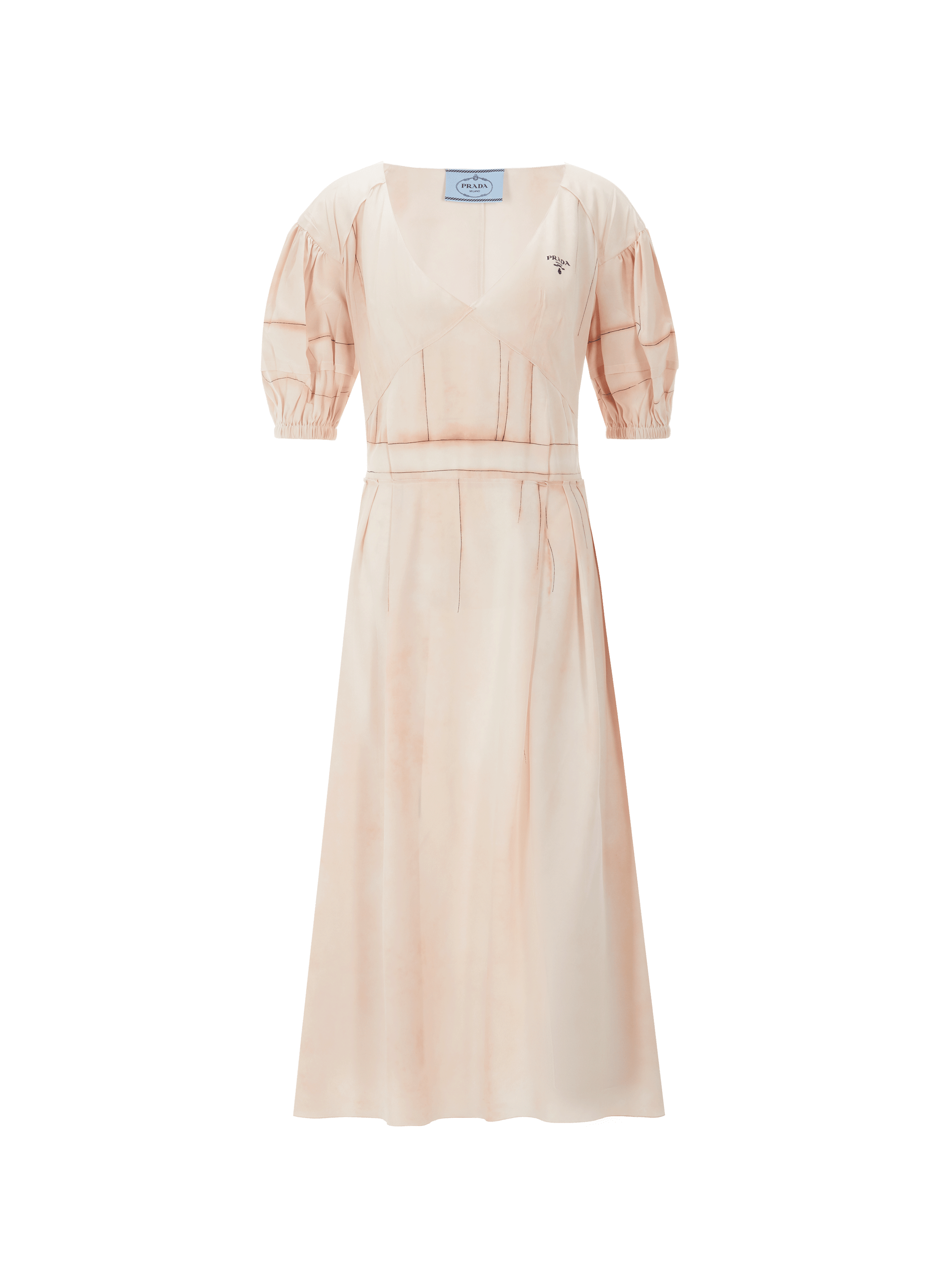 Silk midi skirt | PRADA