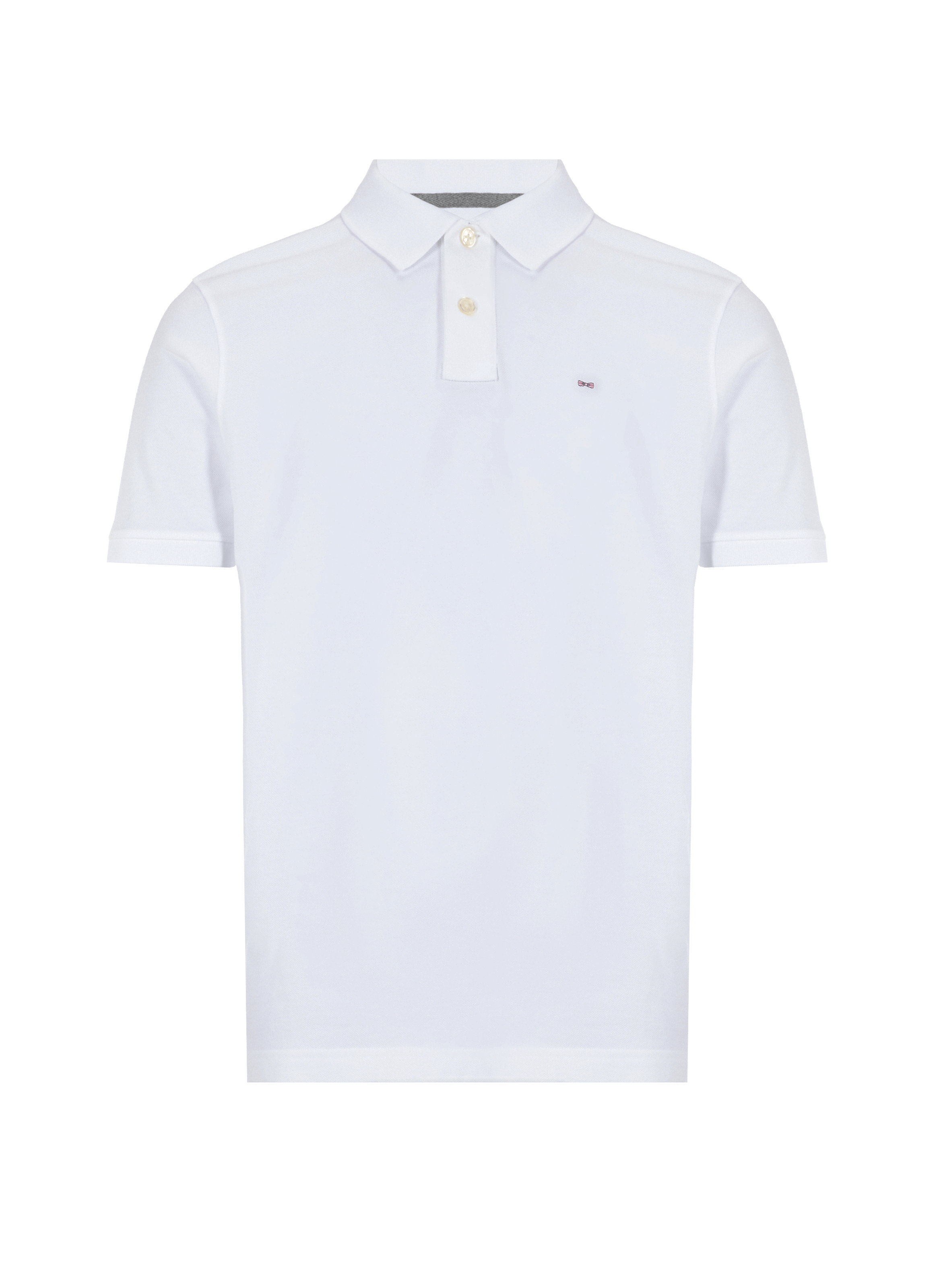 Plain cotton piqué polo shirt | EDEN PARK