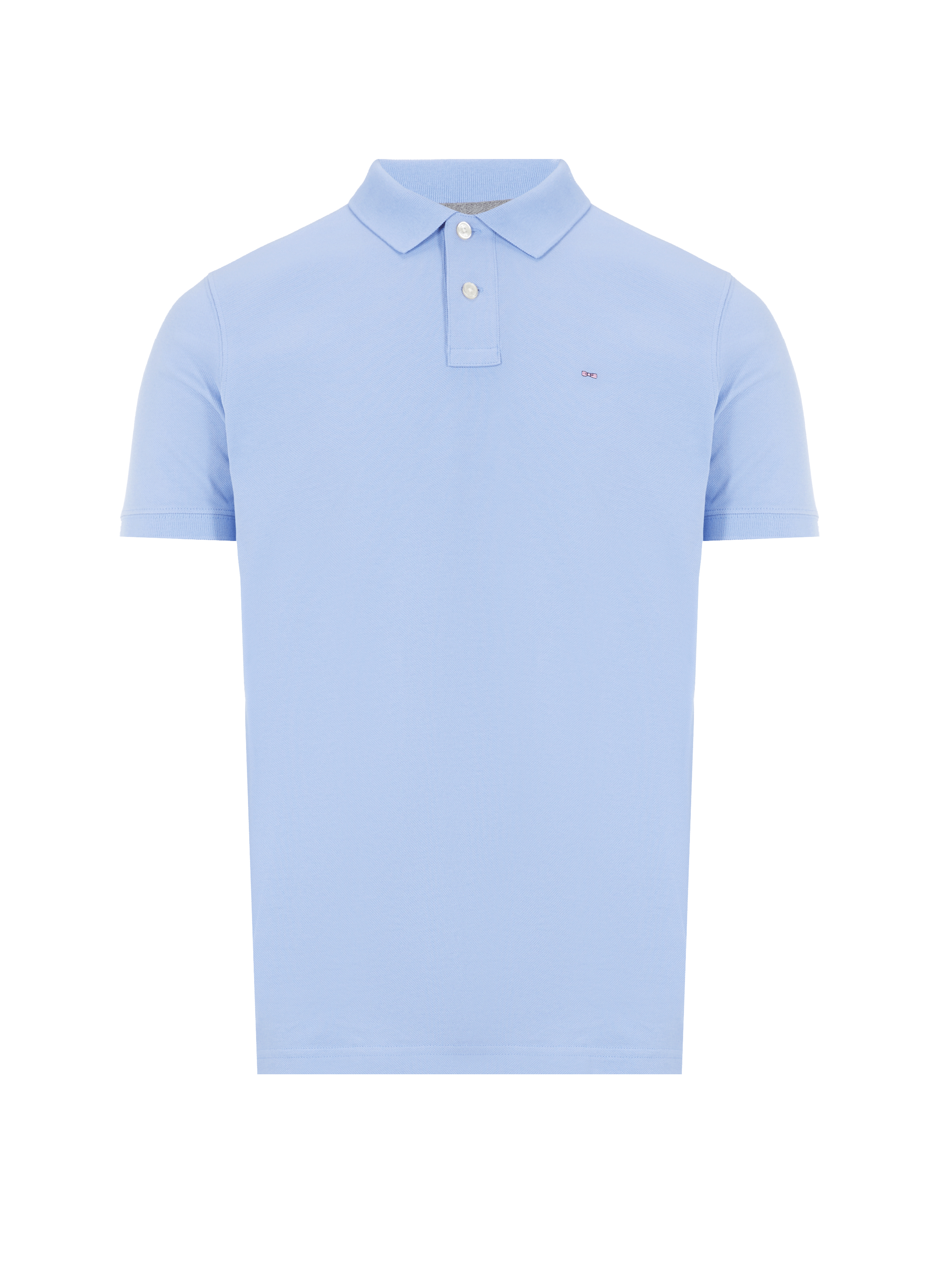 Polo uni en piqué de coton | EDEN PARK