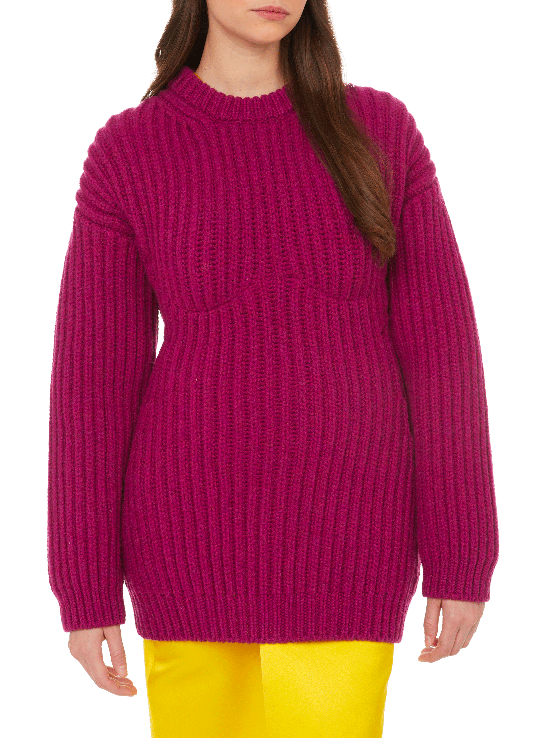 Shetland wool round-neck jumper | PRADA