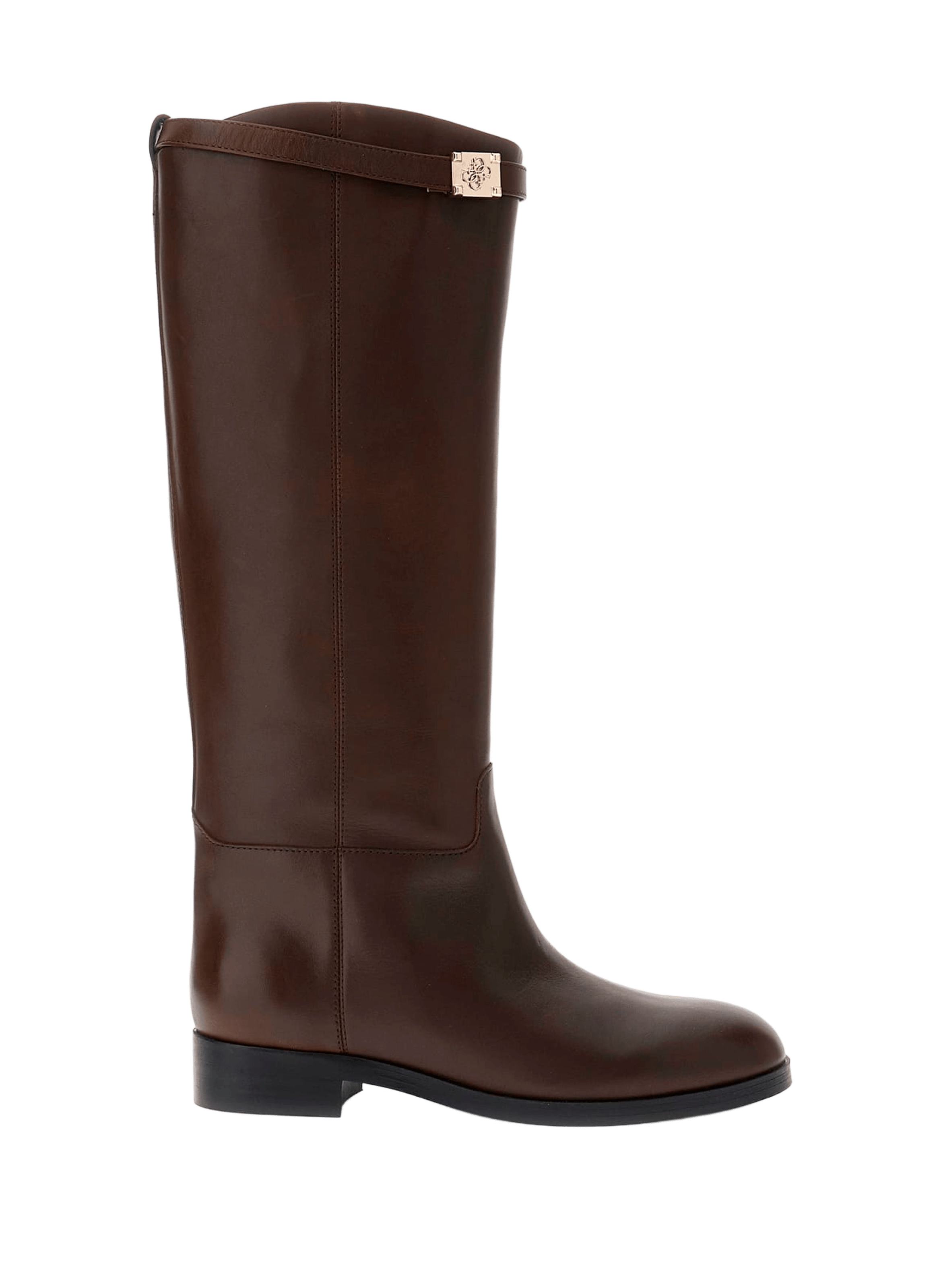 High leather cow boots | GUESS