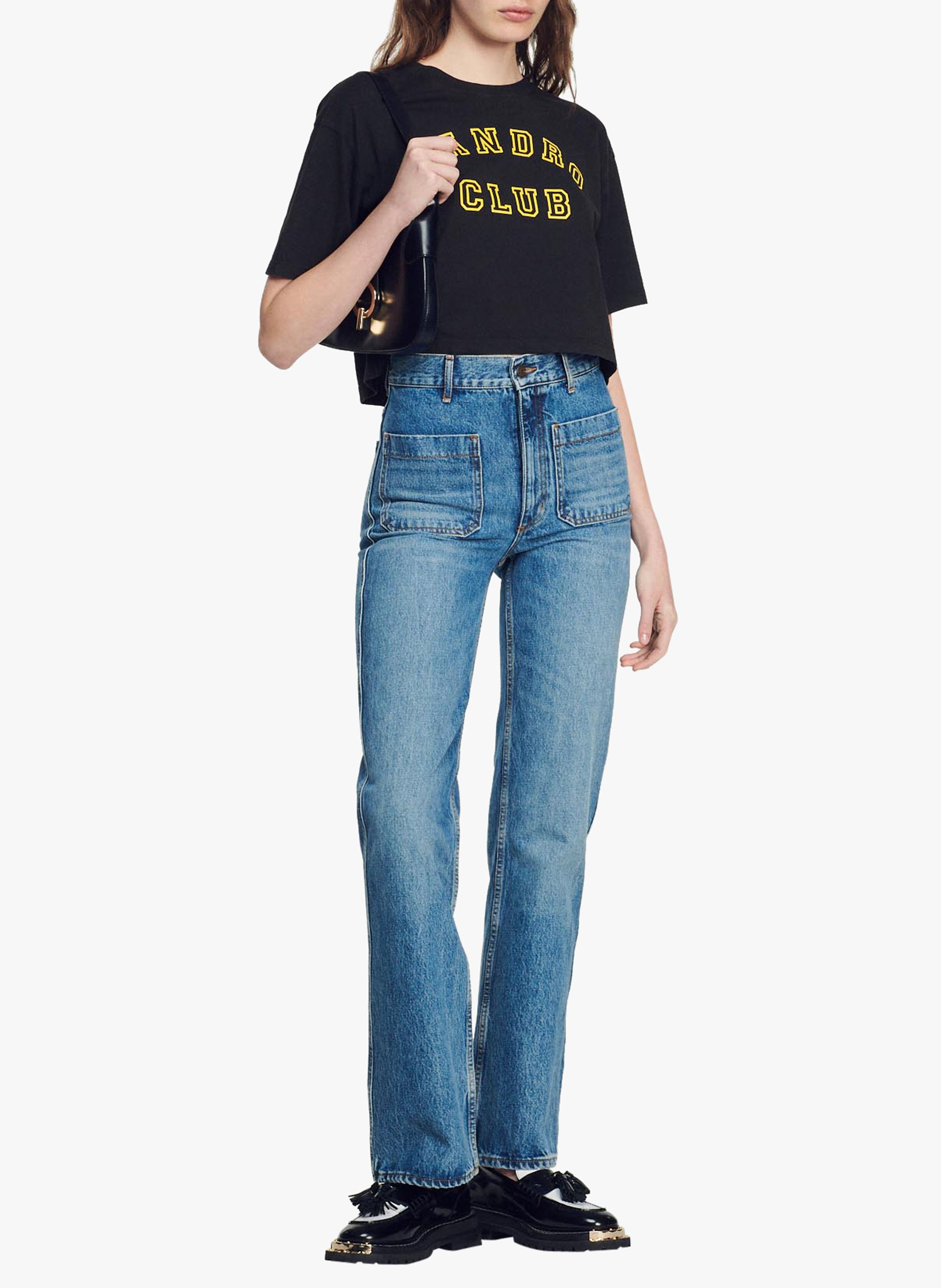 Jean bootcut en coton | SANDRO