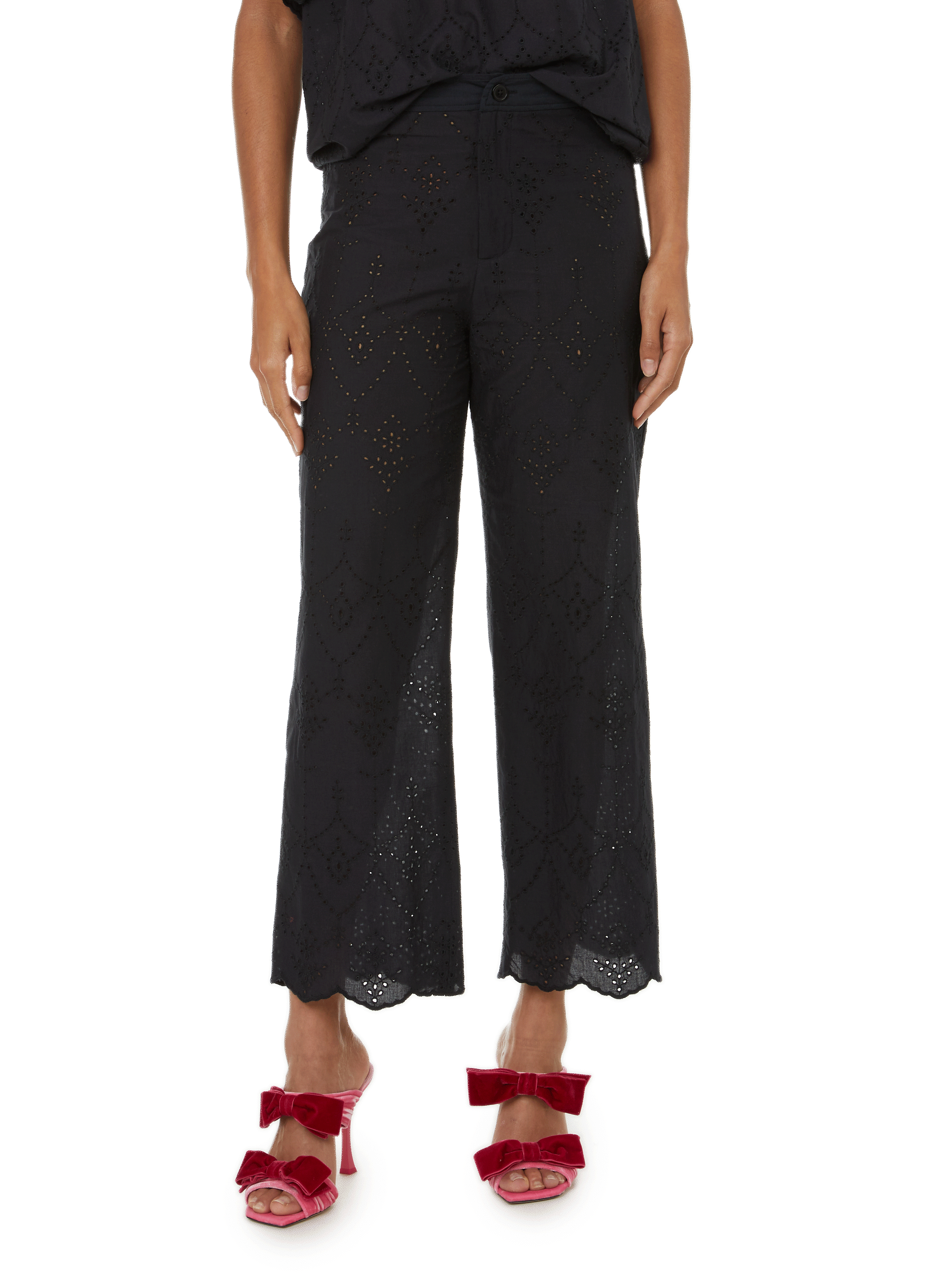 Broderie anglaise trousers | ROSEANNA