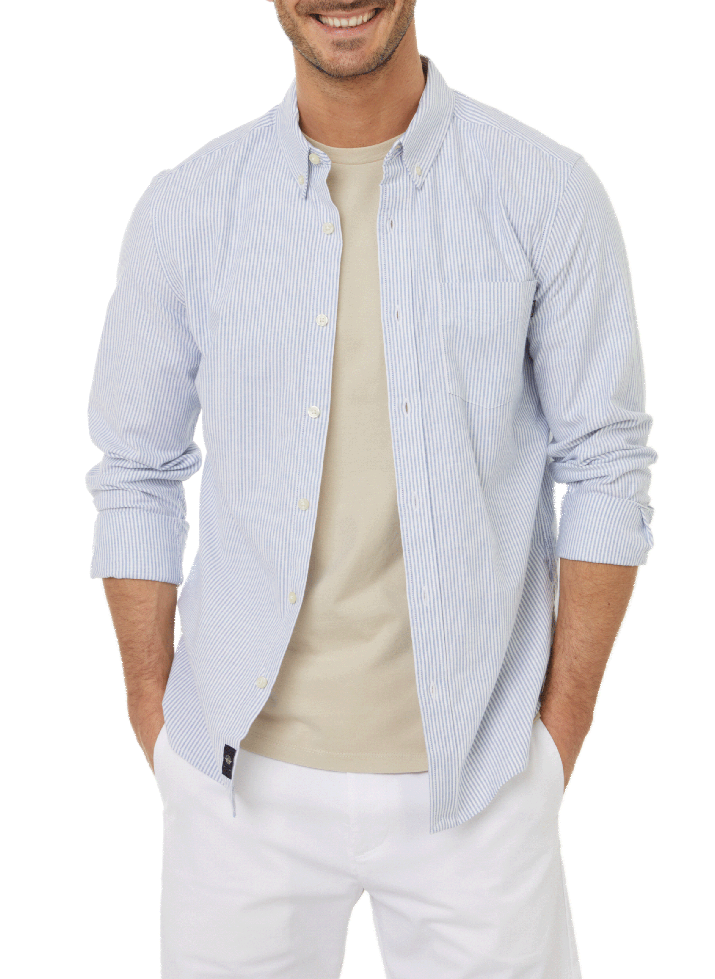 Striped cotton shirt | DOCKERS