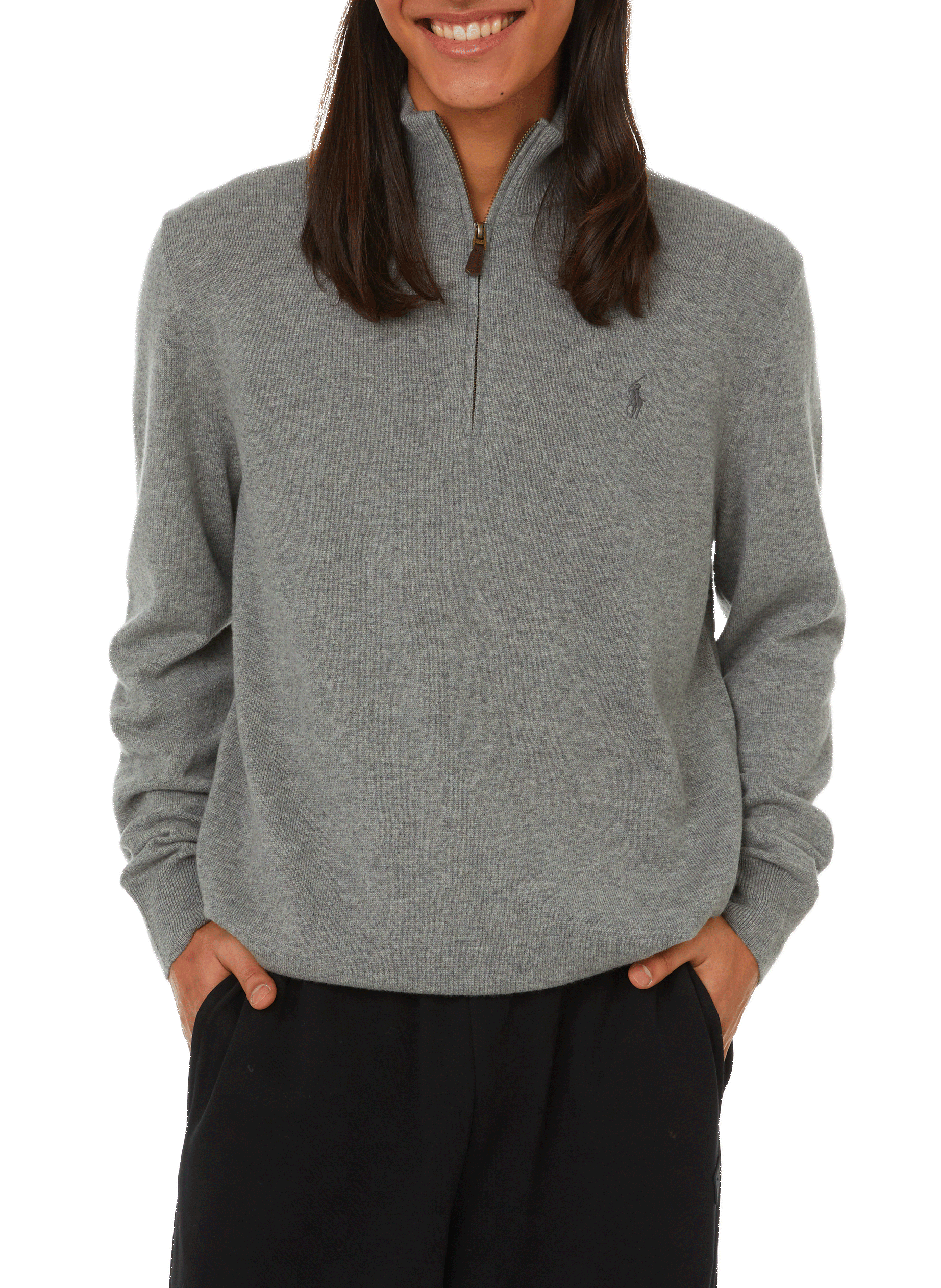 Wool zip-neck jumper | POLO RALPH LAUREN