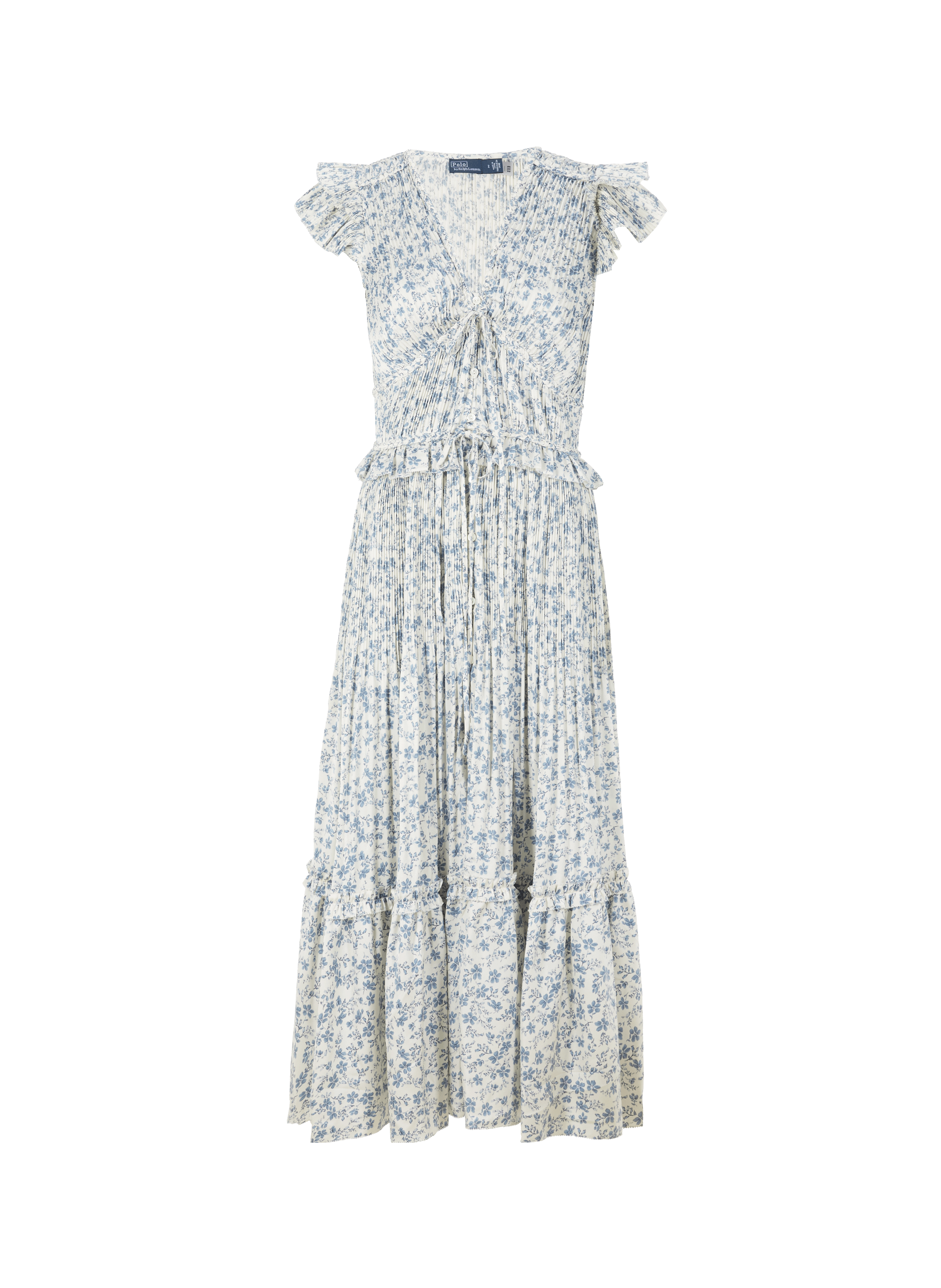 Robe plissée à imprimés | POLO RALPH LAUREN