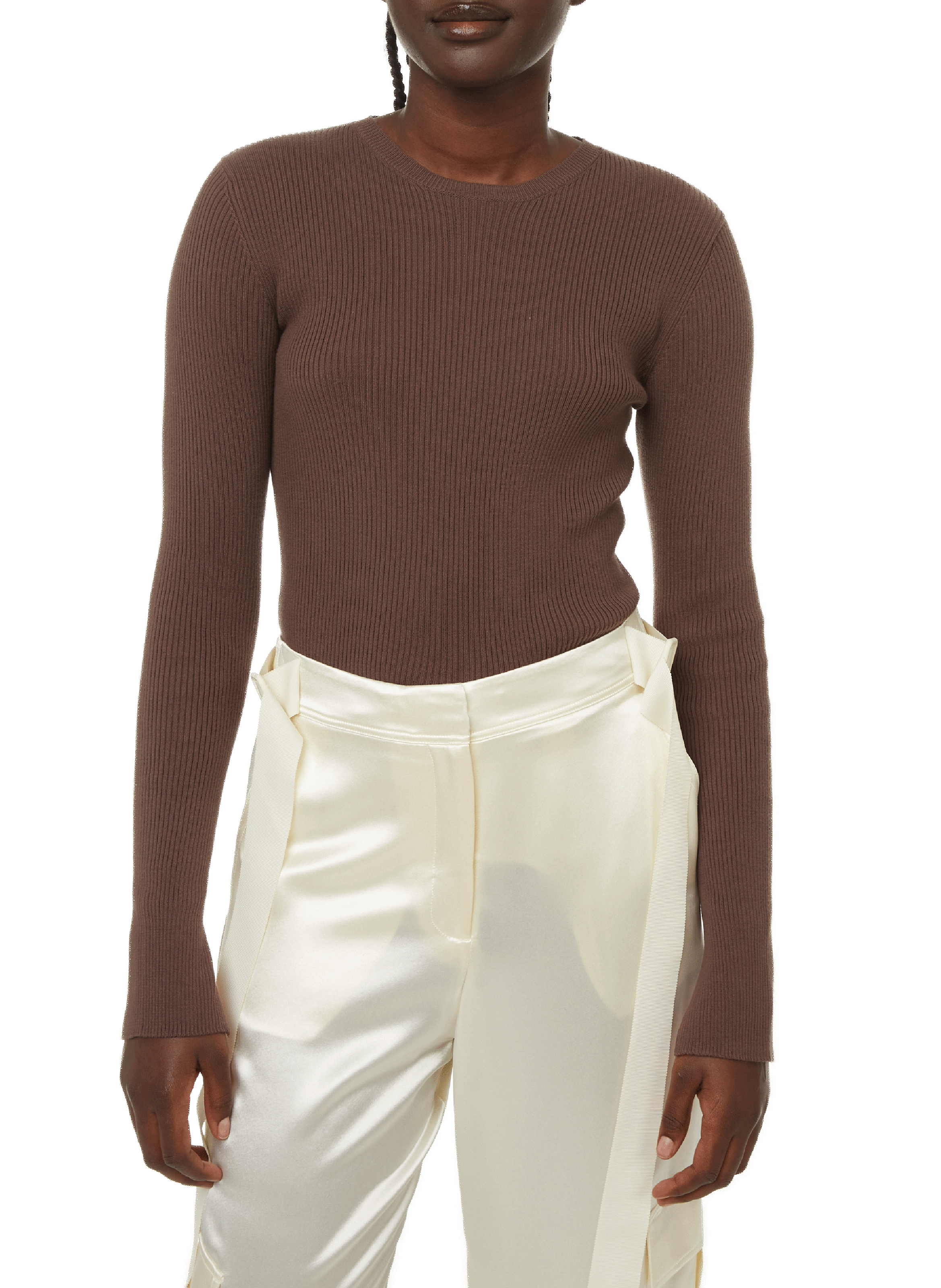 Ribbed cotton jumper | SAISON 1865