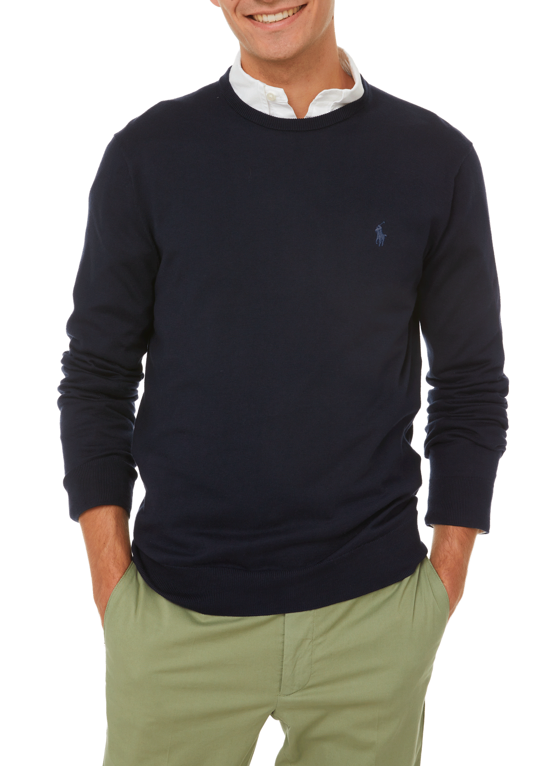 Cotton round-neck sweatshirt | POLO RALPH LAUREN