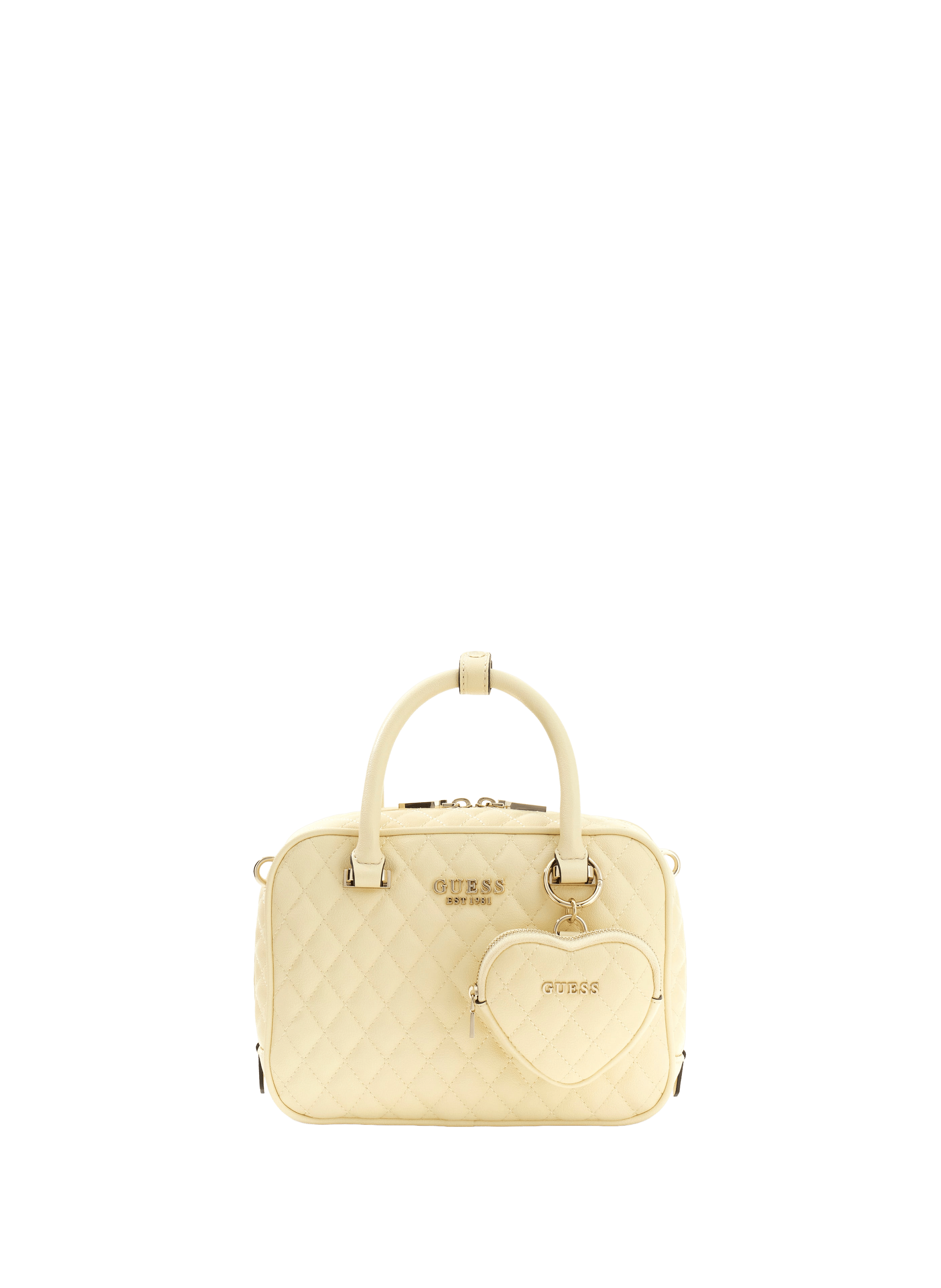 Atabey quilted bag with heart pouch | GUESS