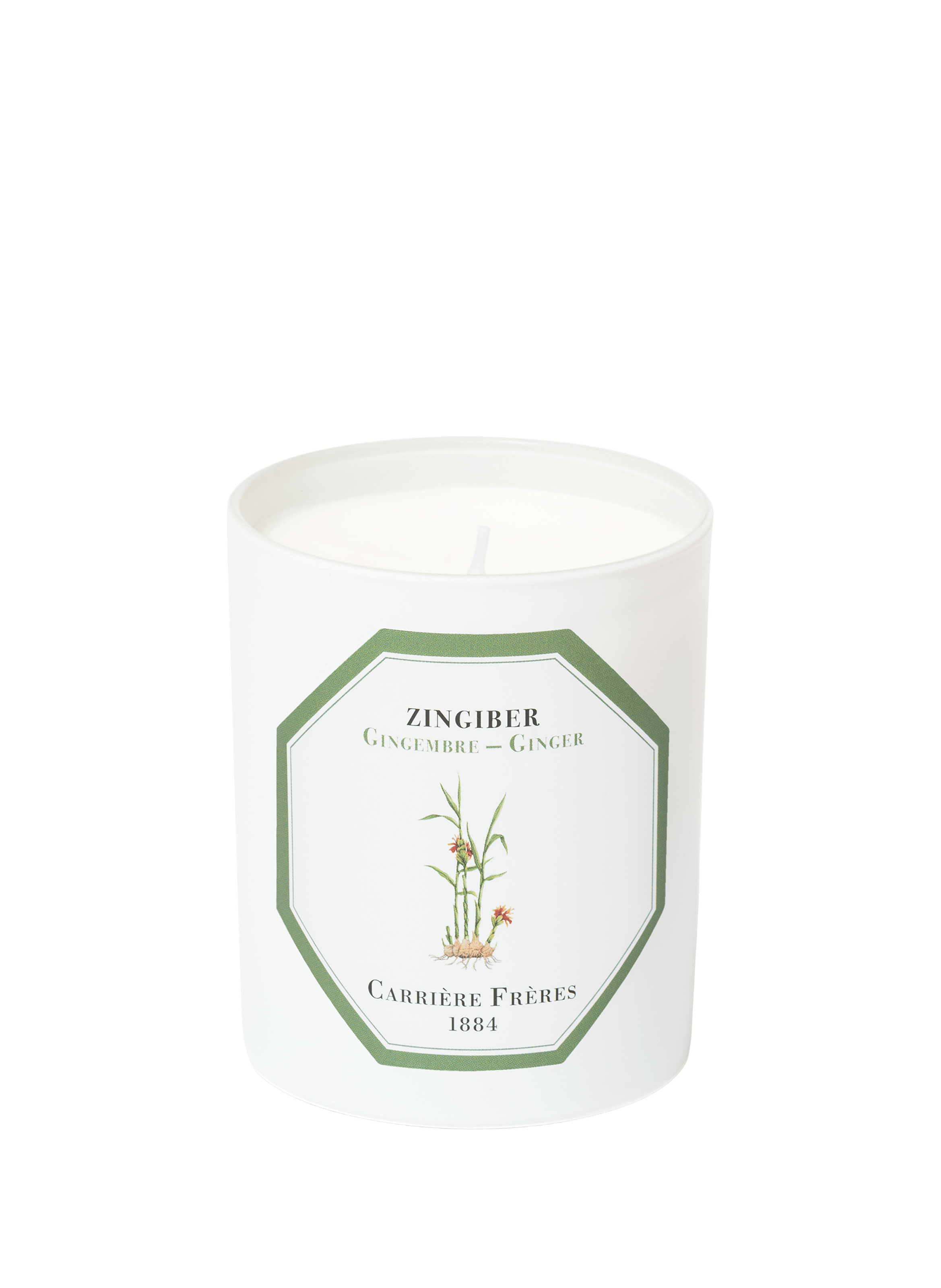 Bougie Parfumée Gingembre - Zingiber - 185 g | CARRIERE FRERES