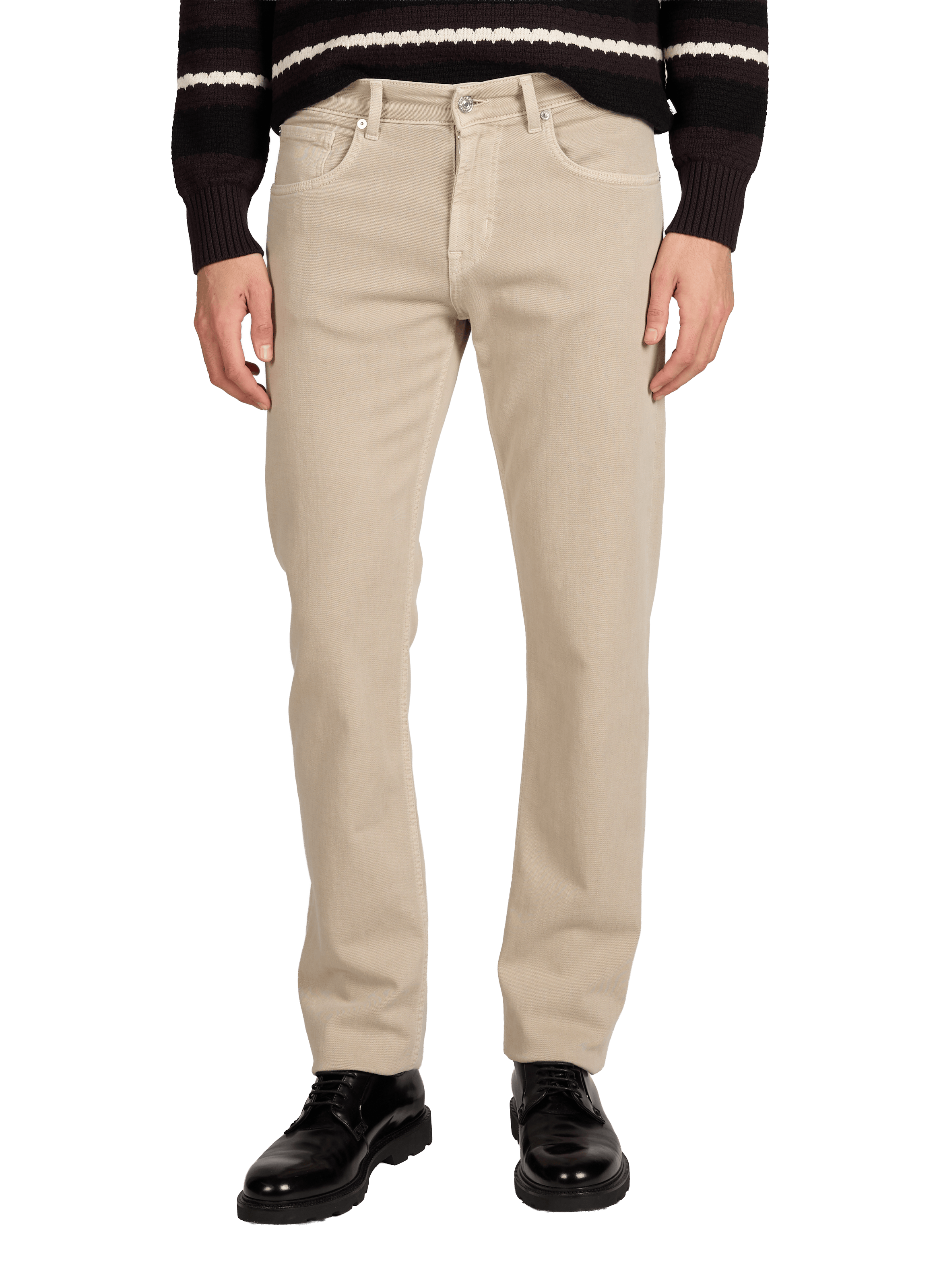 Jeans droit taille normale en coton mélangé | 7 FOR ALL MANKIND