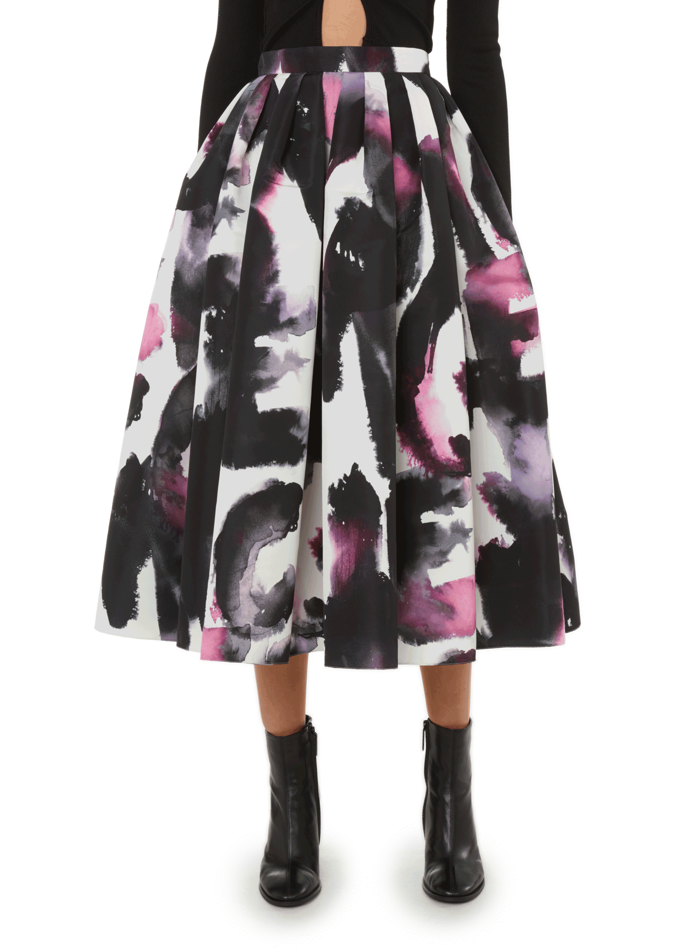 Jupe à imprimé | ALEXANDER MCQUEEN