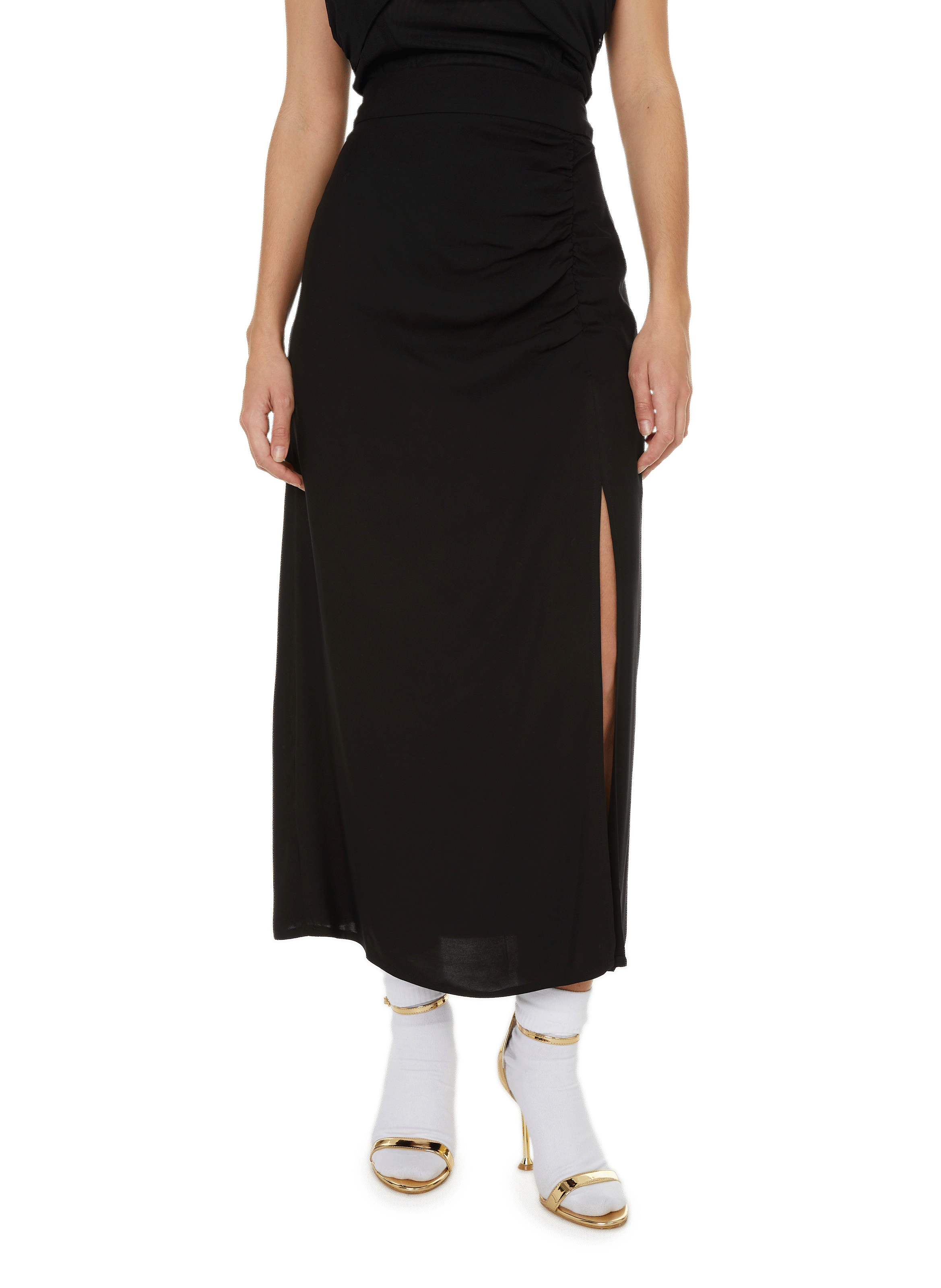 Jupe satiné à fente  | SAISON 1865