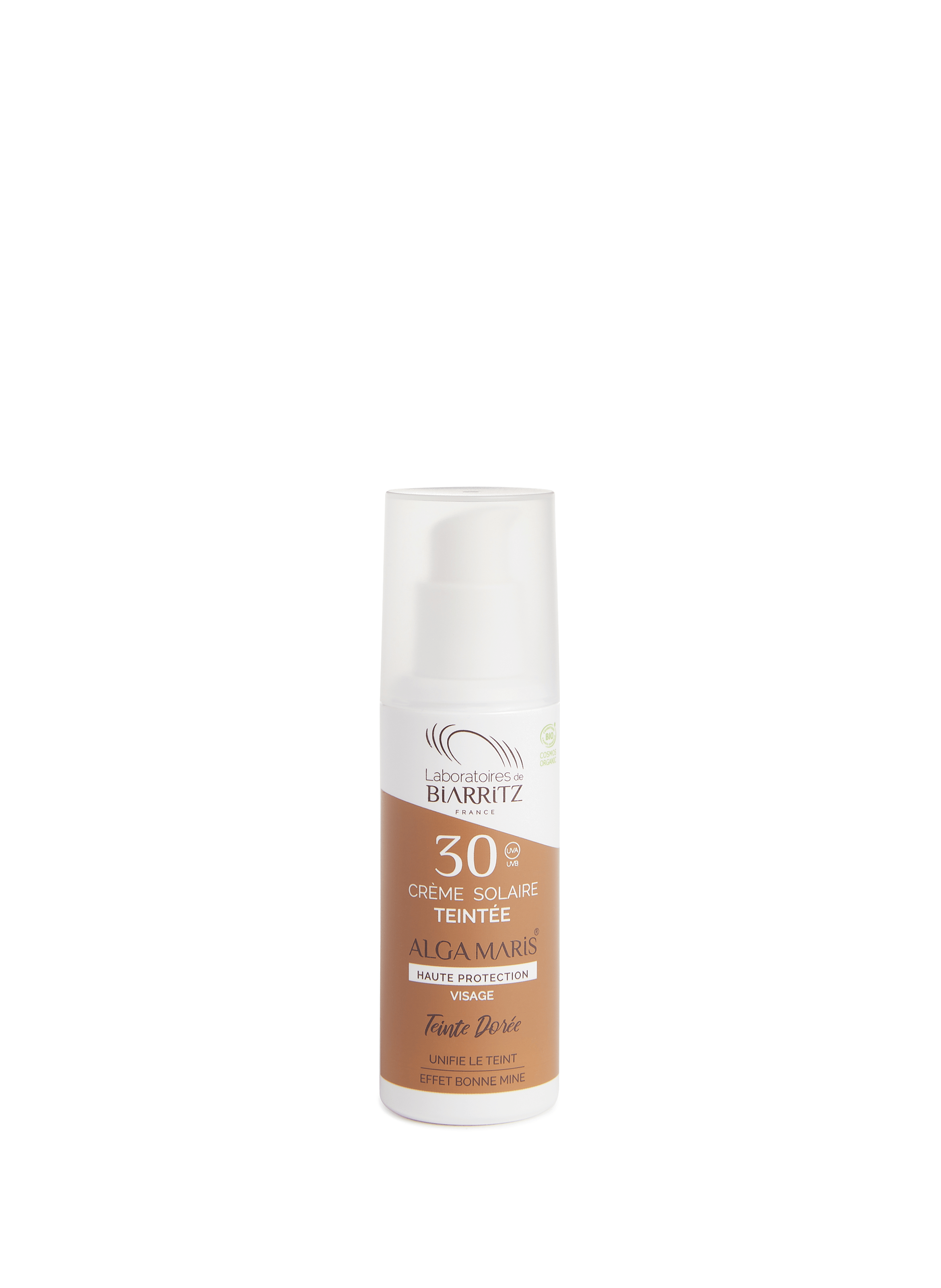 Alga Maris - SPF 30 Tinted Face Sun Cream - Golden | LABORATOIRES DE BIARRITZ