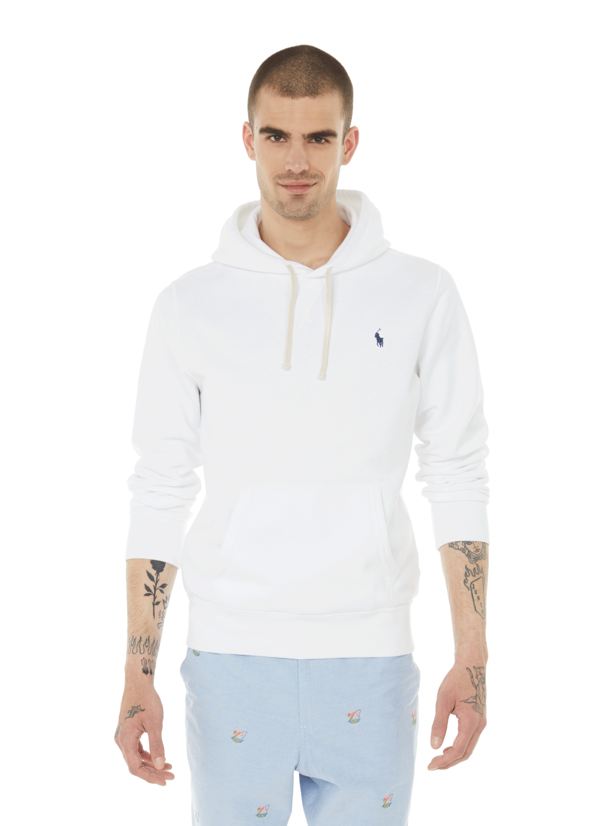 Cotton fleece-blend hoodie | POLO RALPH LAUREN
