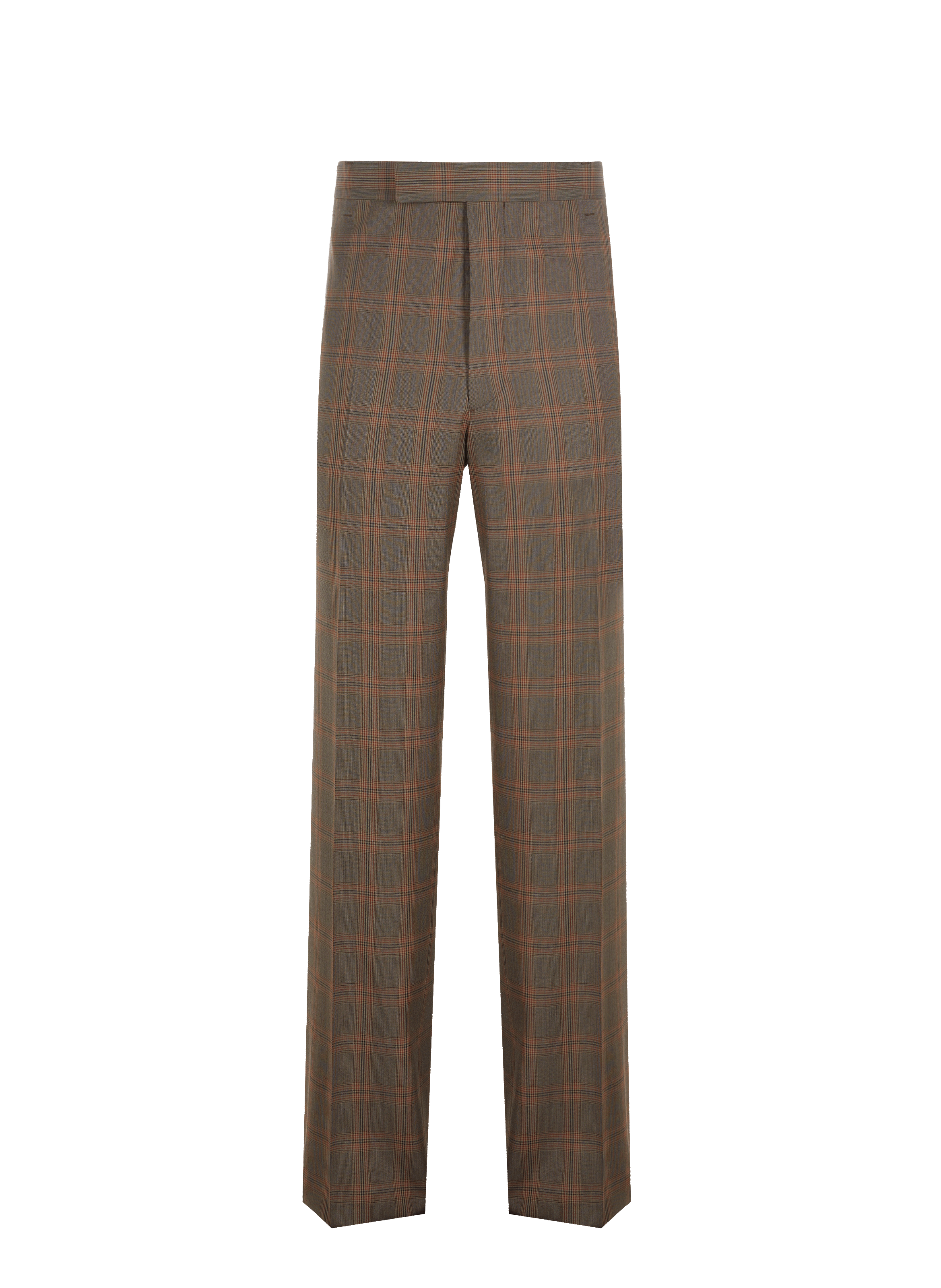 Prince of Wales check wool trousers | PRADA