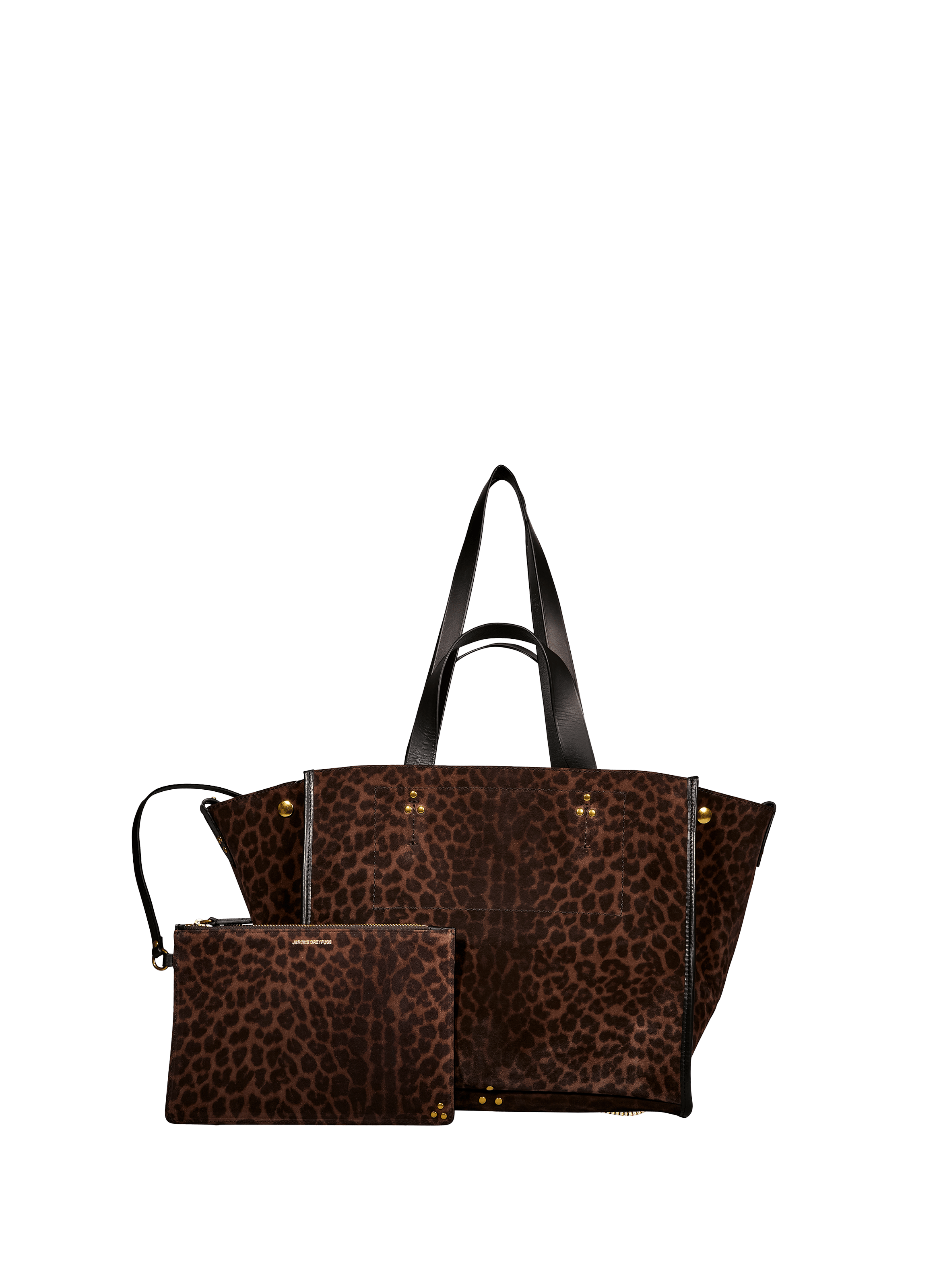 Léon M tote bag in suede leather | JÉRÔME DREYFUSS