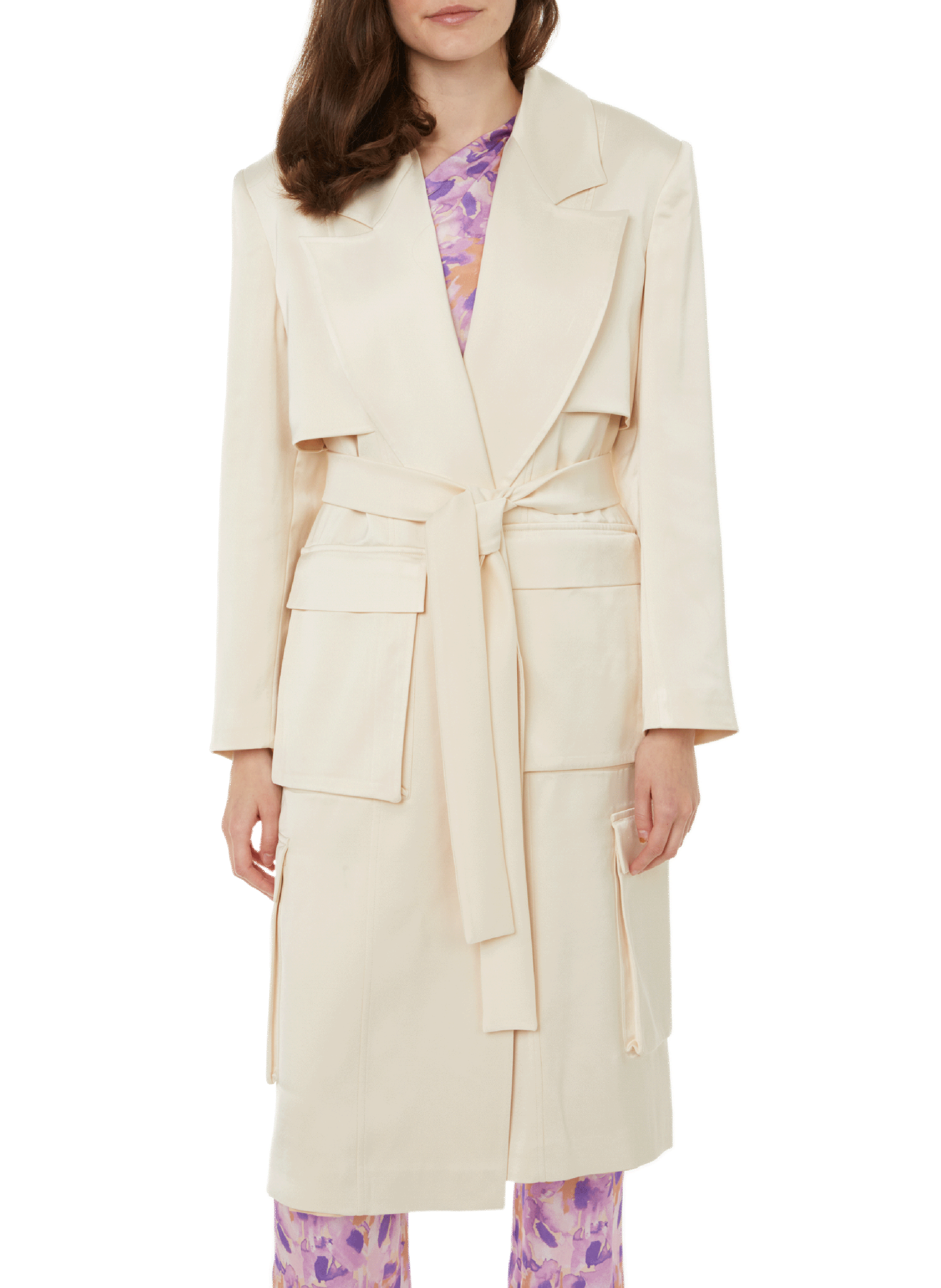 Satin trench coat | SELMACILEK