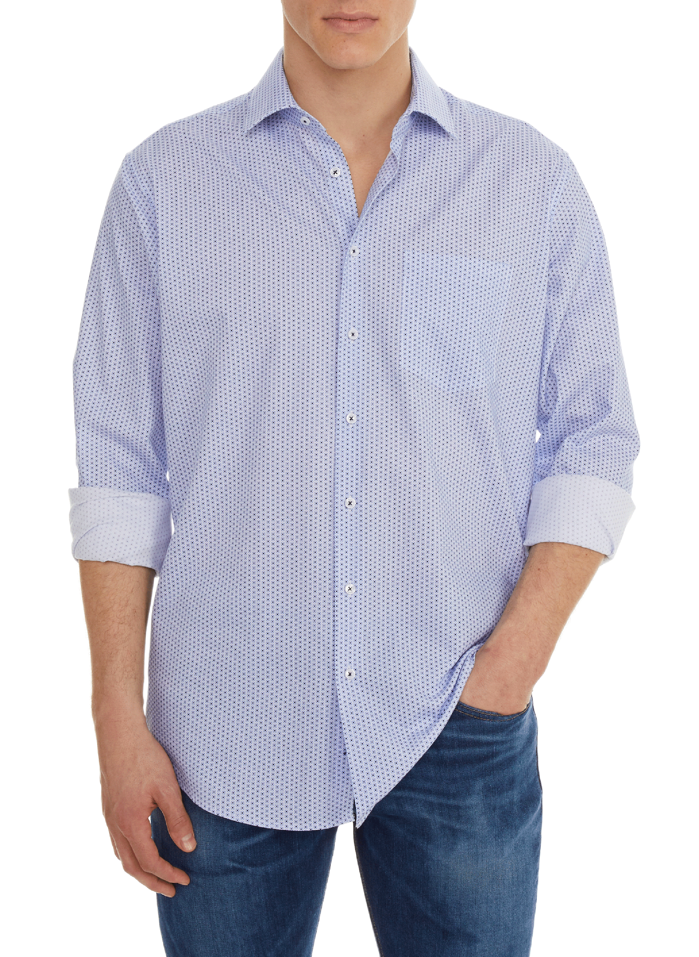 Chemise regular à motif | SEIDENSTICKER