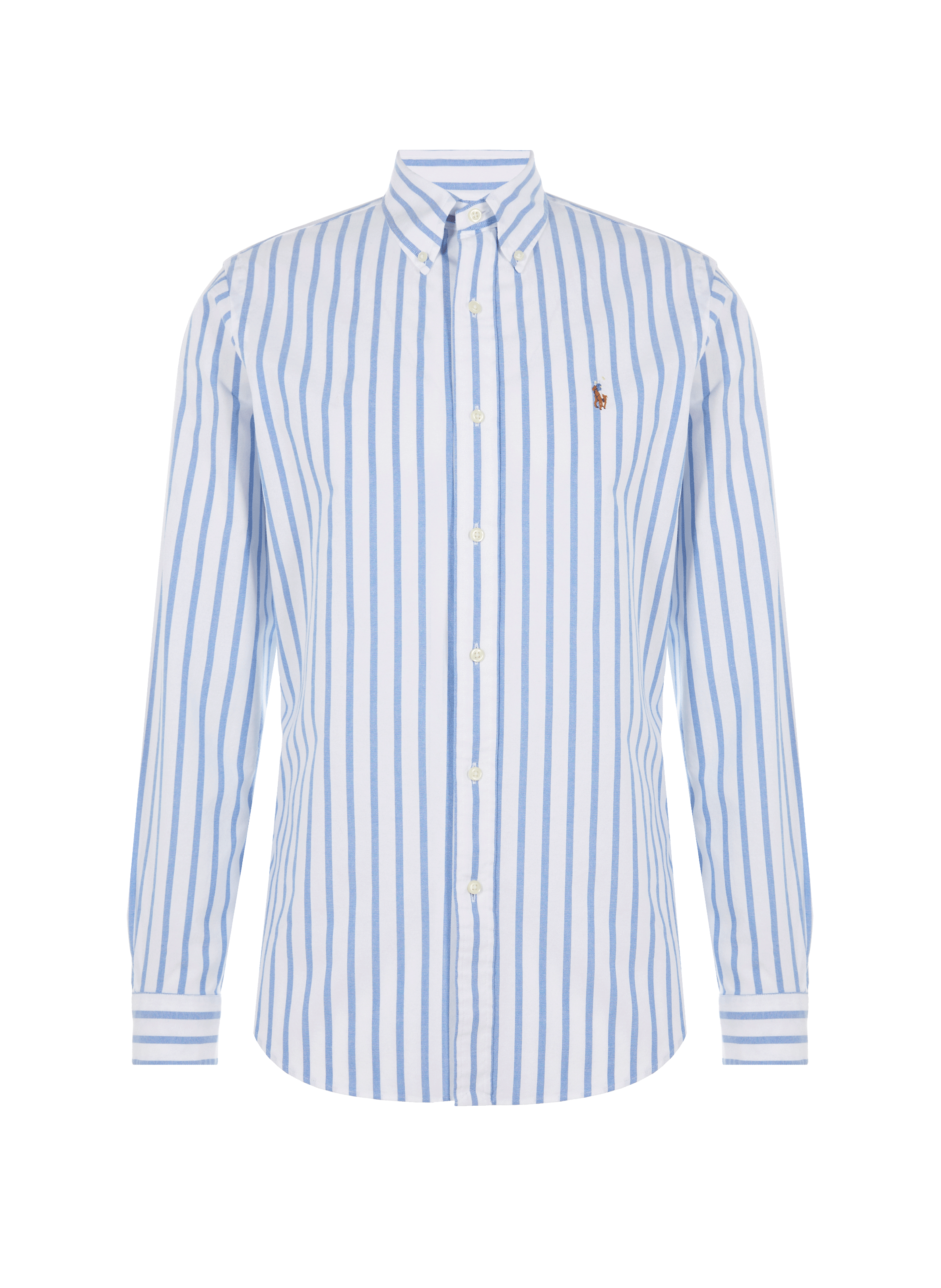 Chemise droite rayée en coton | POLO RALPH LAUREN