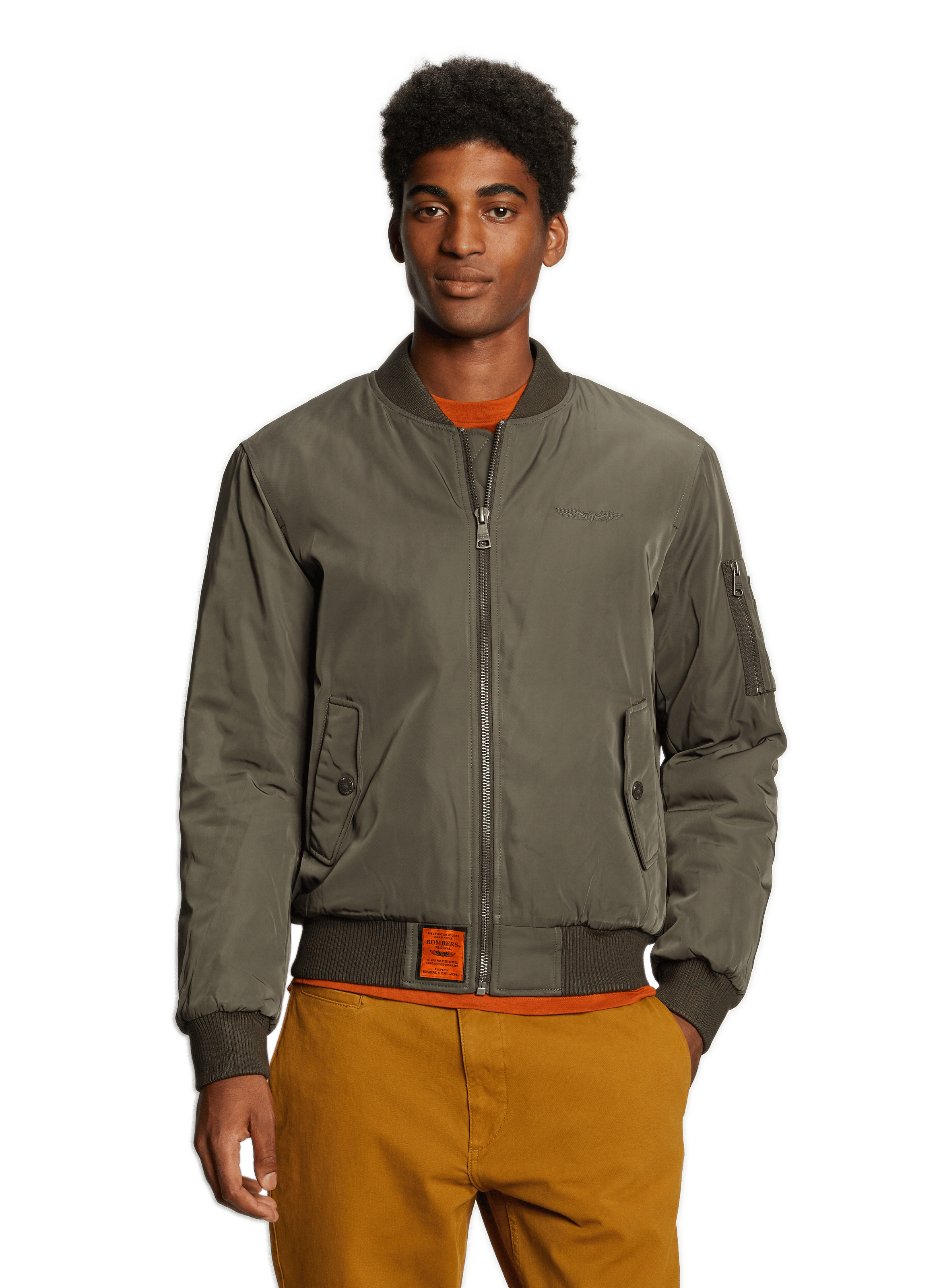 Bomber jacket with logo | BOMBERS ORIGINAL