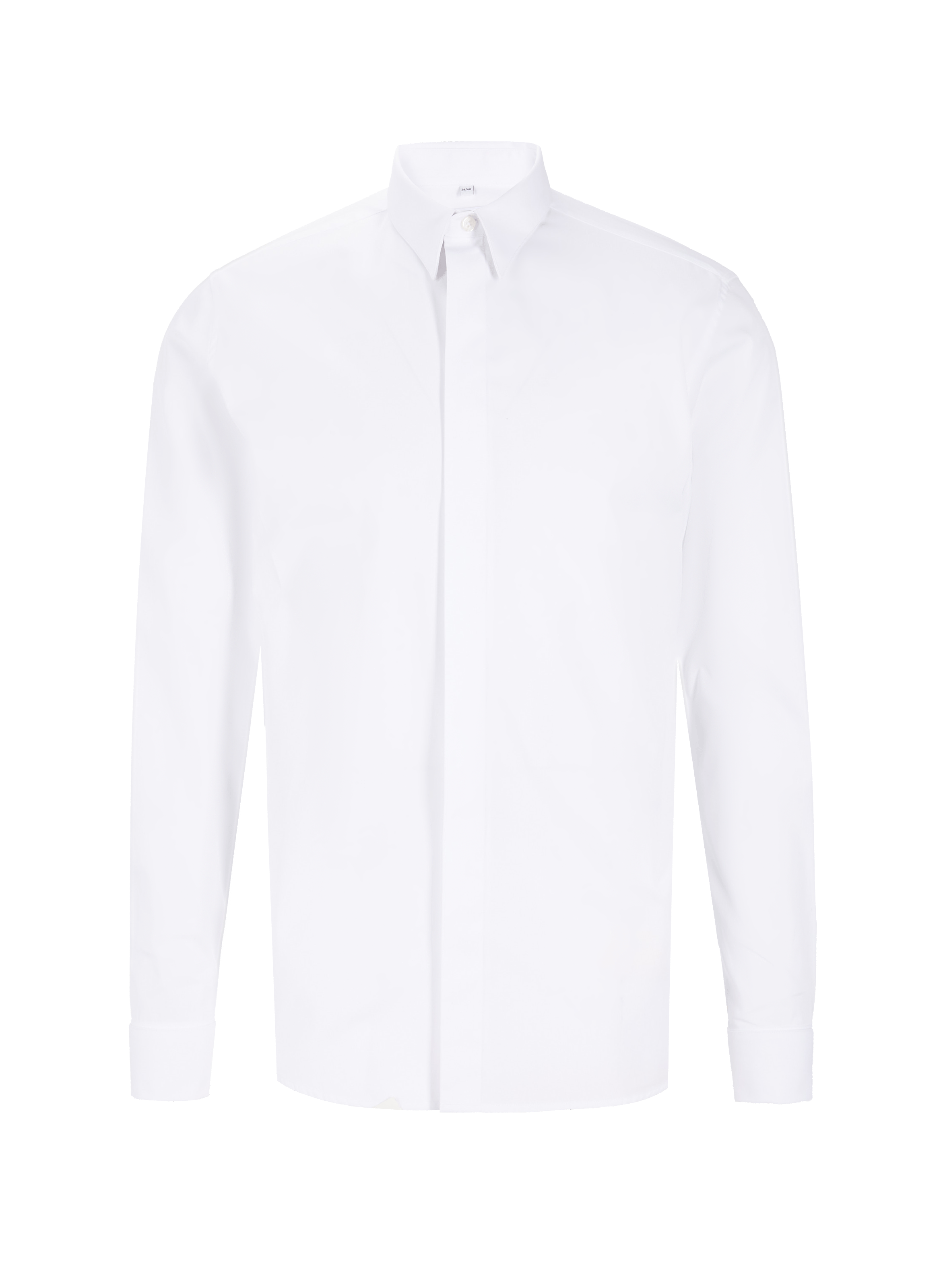 Chemise slim en popeline de coton | AU PRINTEMPS PARIS