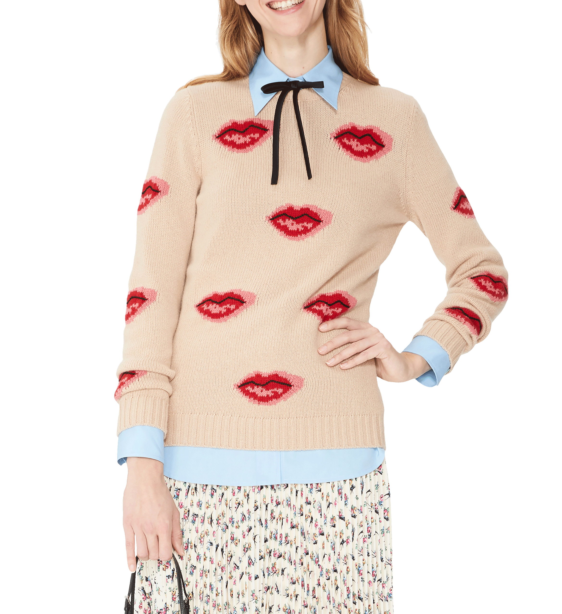 Wollpullover aus Schurwolle und Kaschmir | PRADA