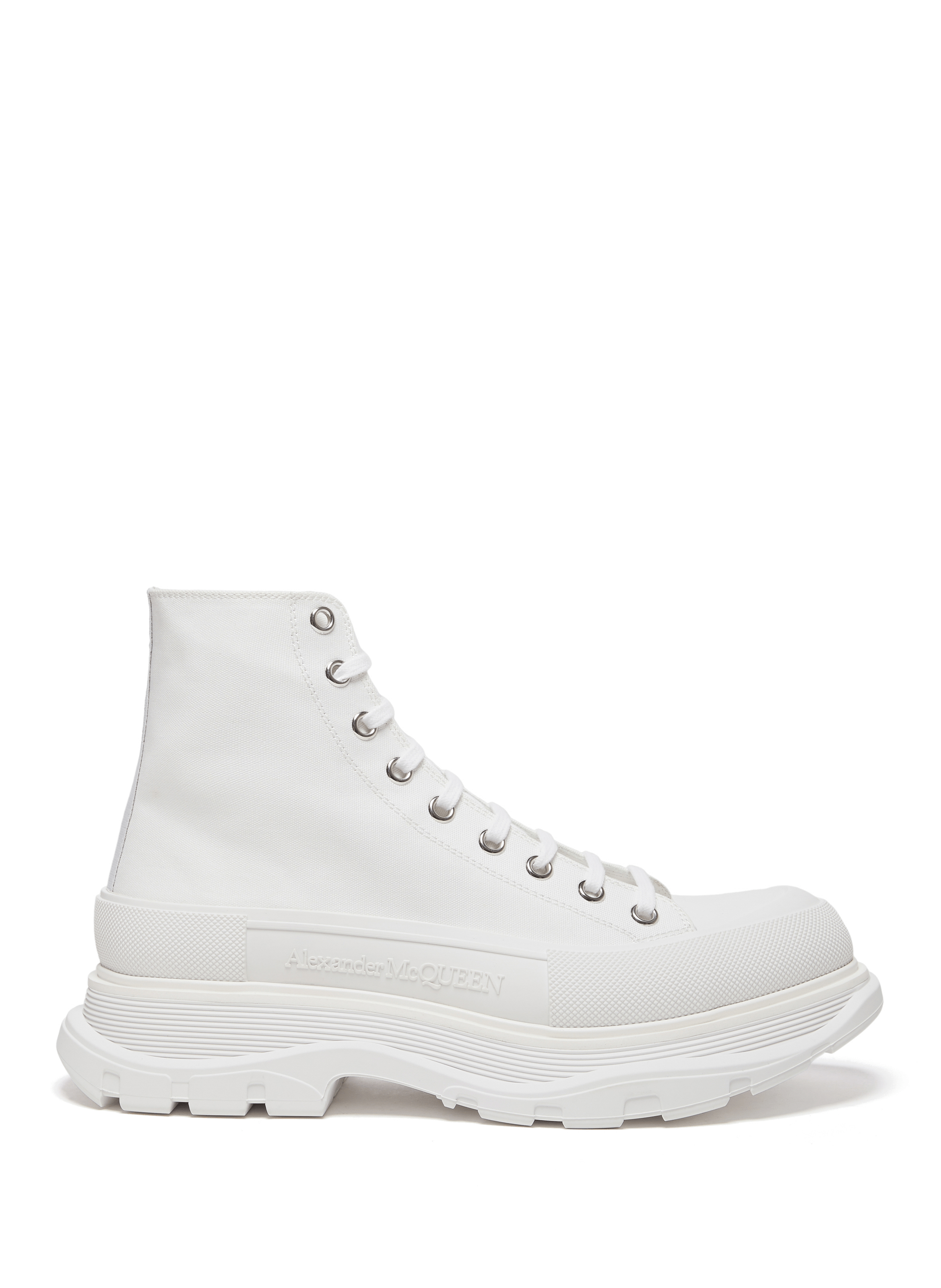 Baskets montantes Tread Slick en coton | ALEXANDER MCQUEEN