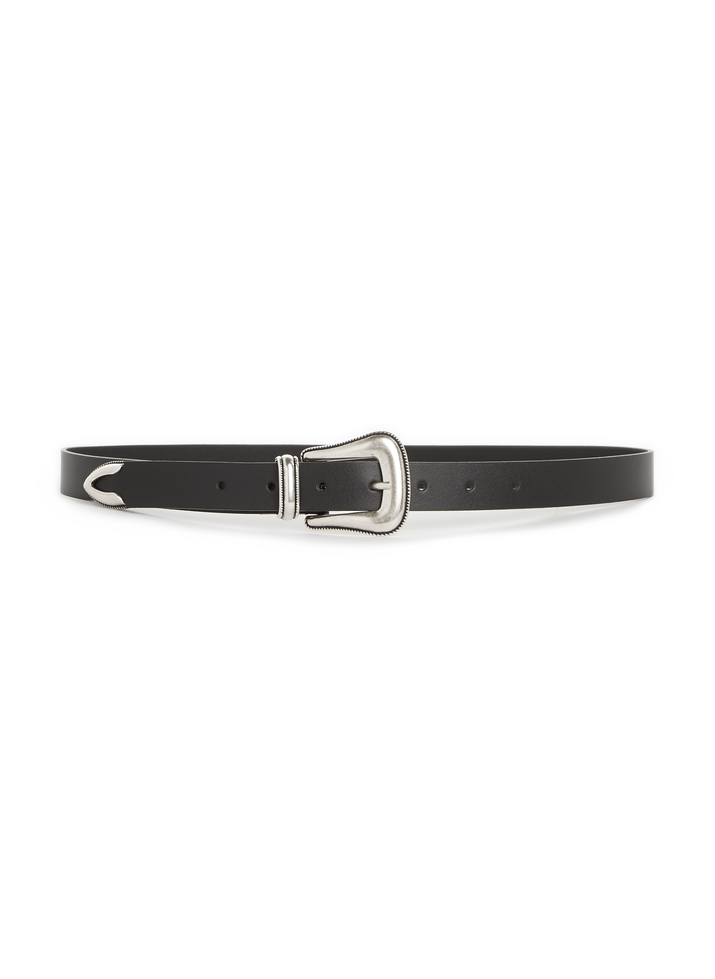 Western buckle leather belt | SAISON 1865