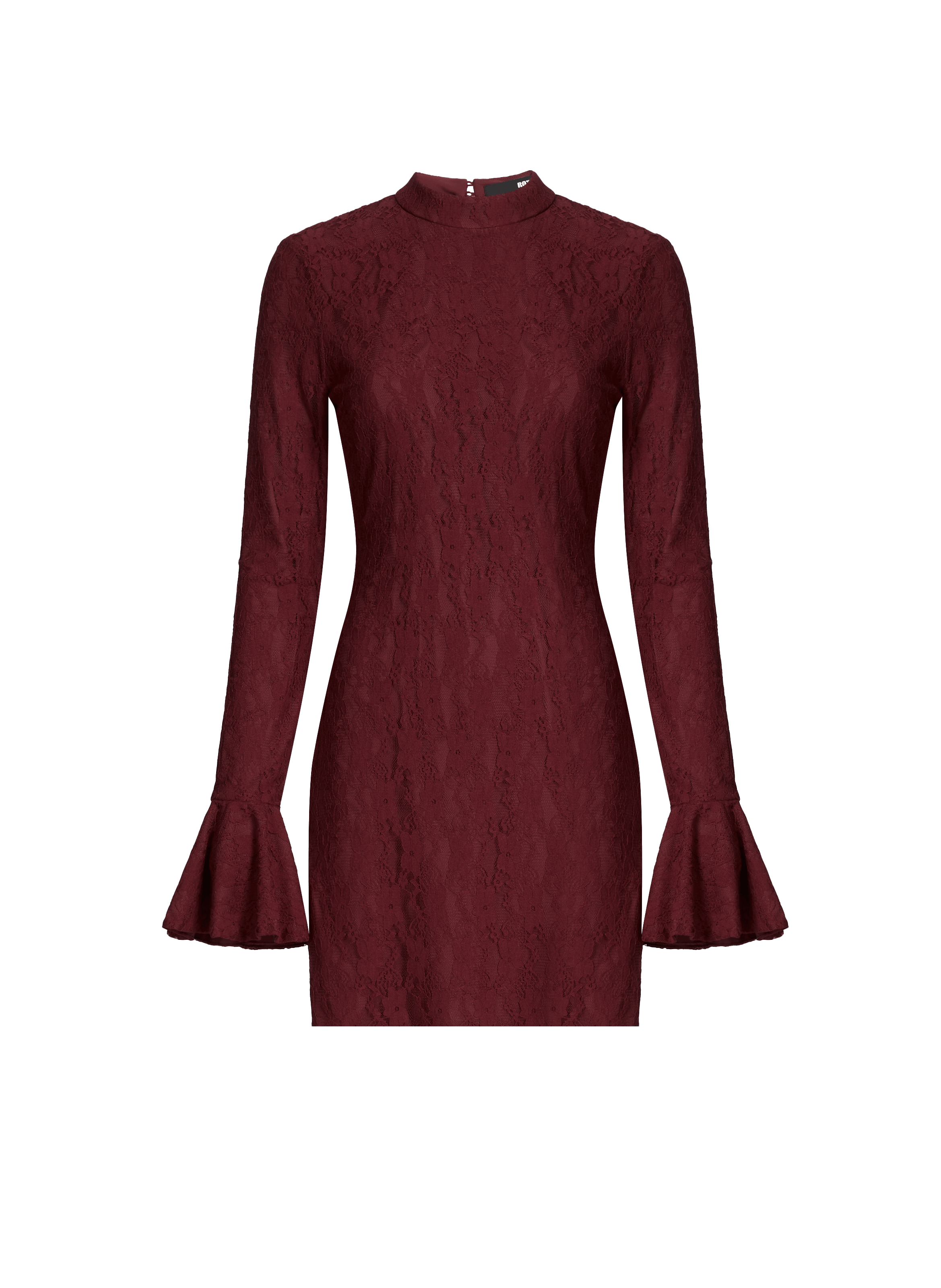 Robe courte cintrée en dentelle | ROTATE