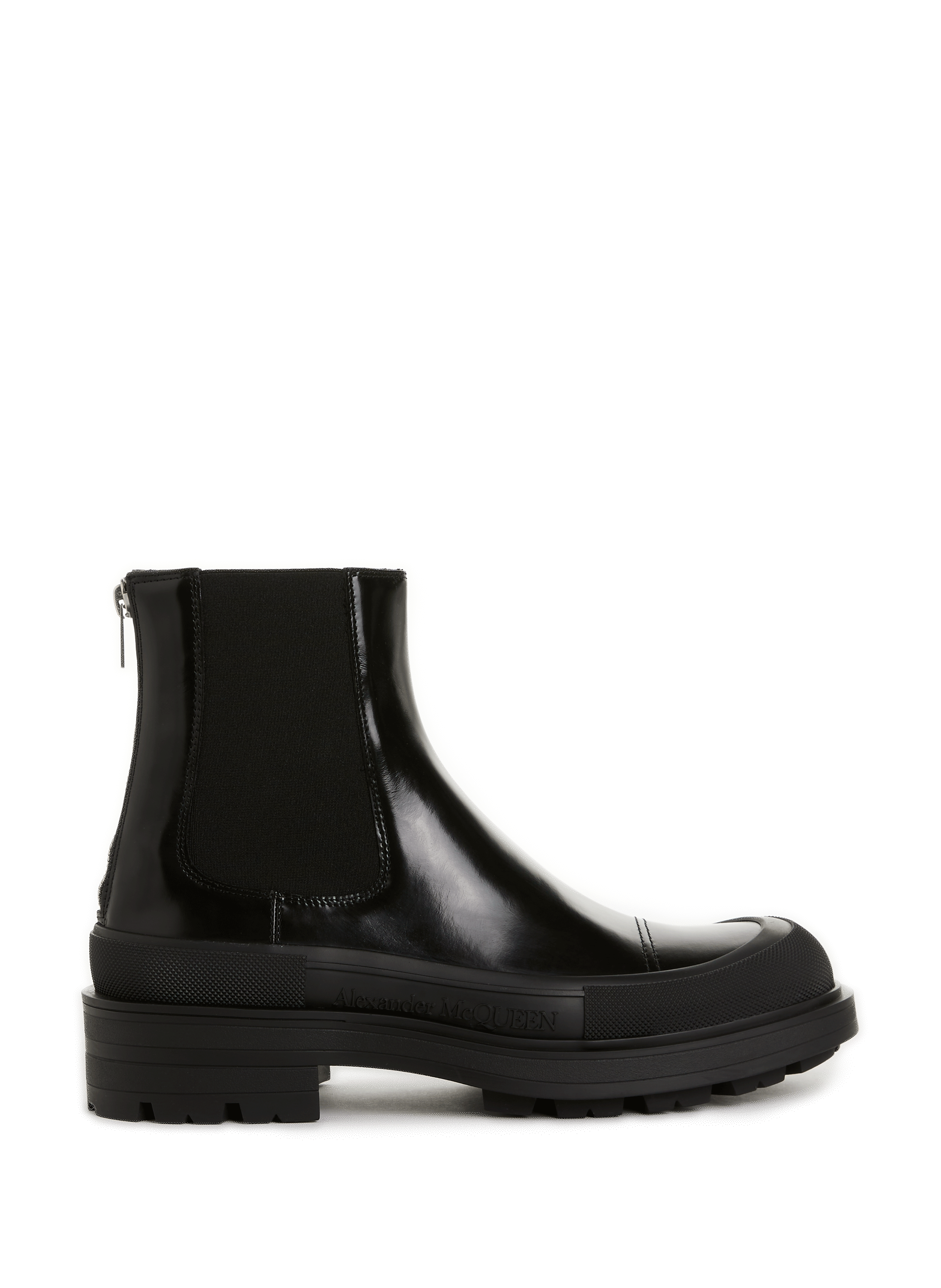 Bottines en cuir de veau | ALEXANDER MCQUEEN