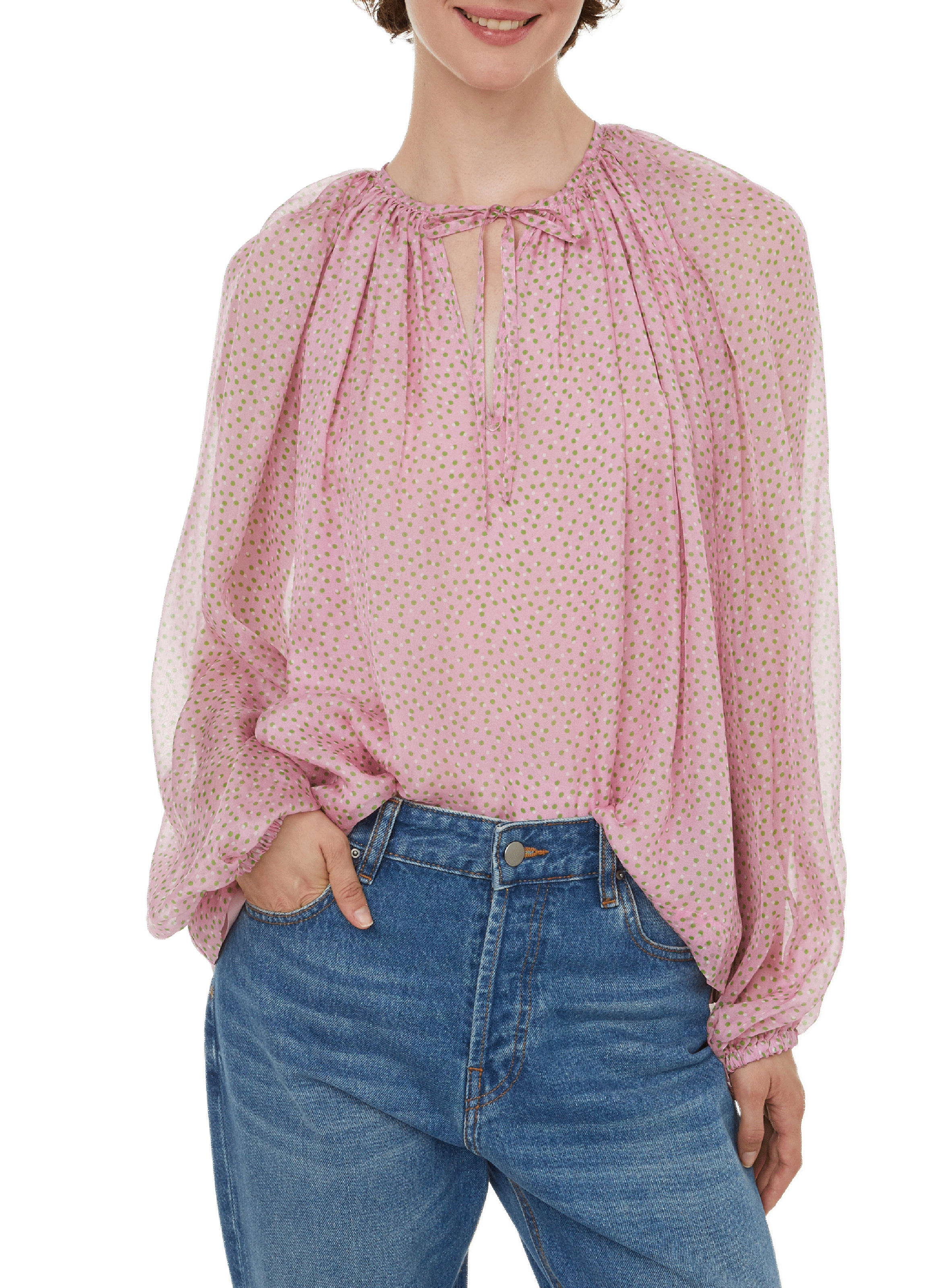 Twins silk blouse | ROSEANNA