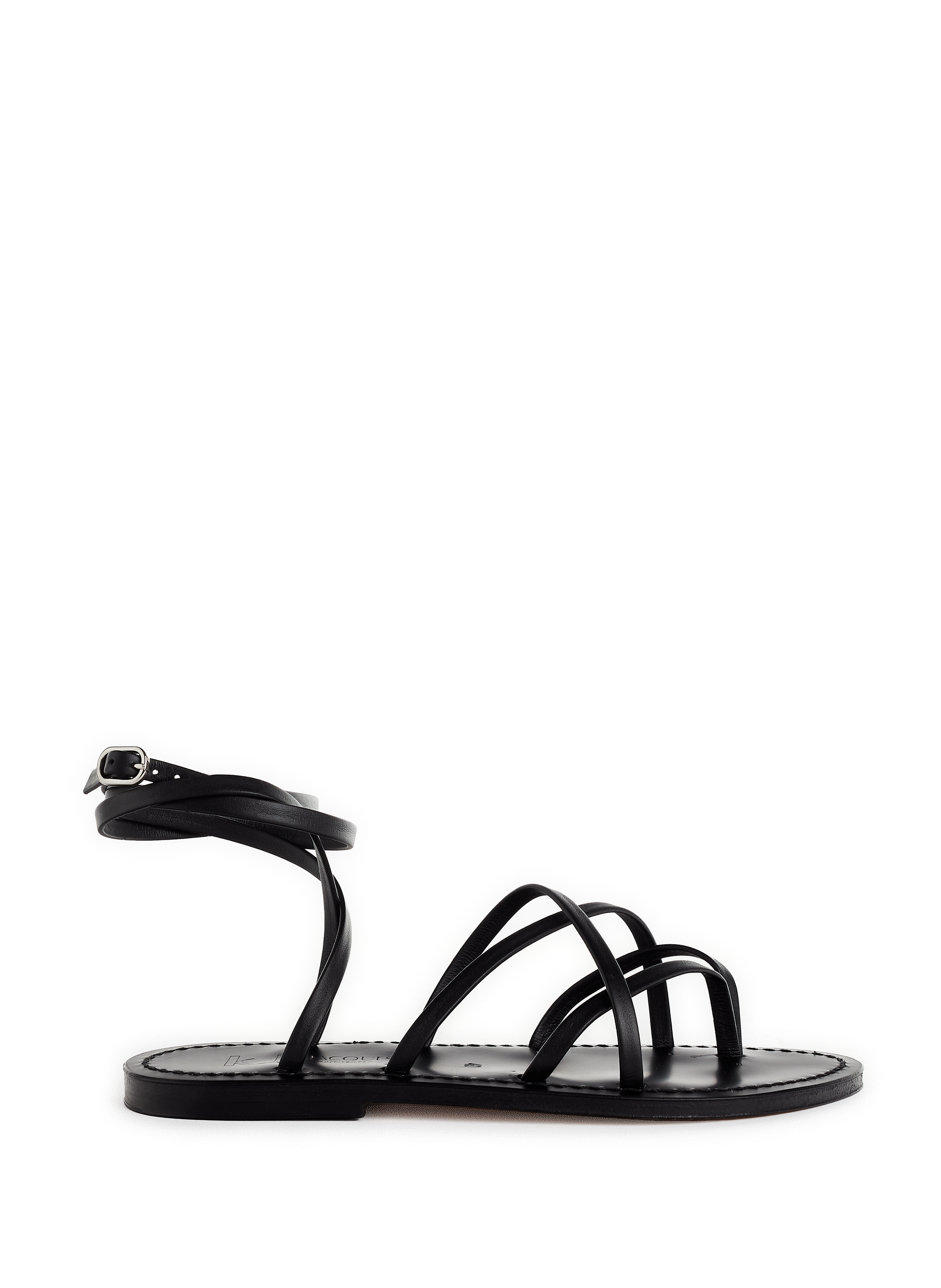 Flat leather sandals | K. JACQUES