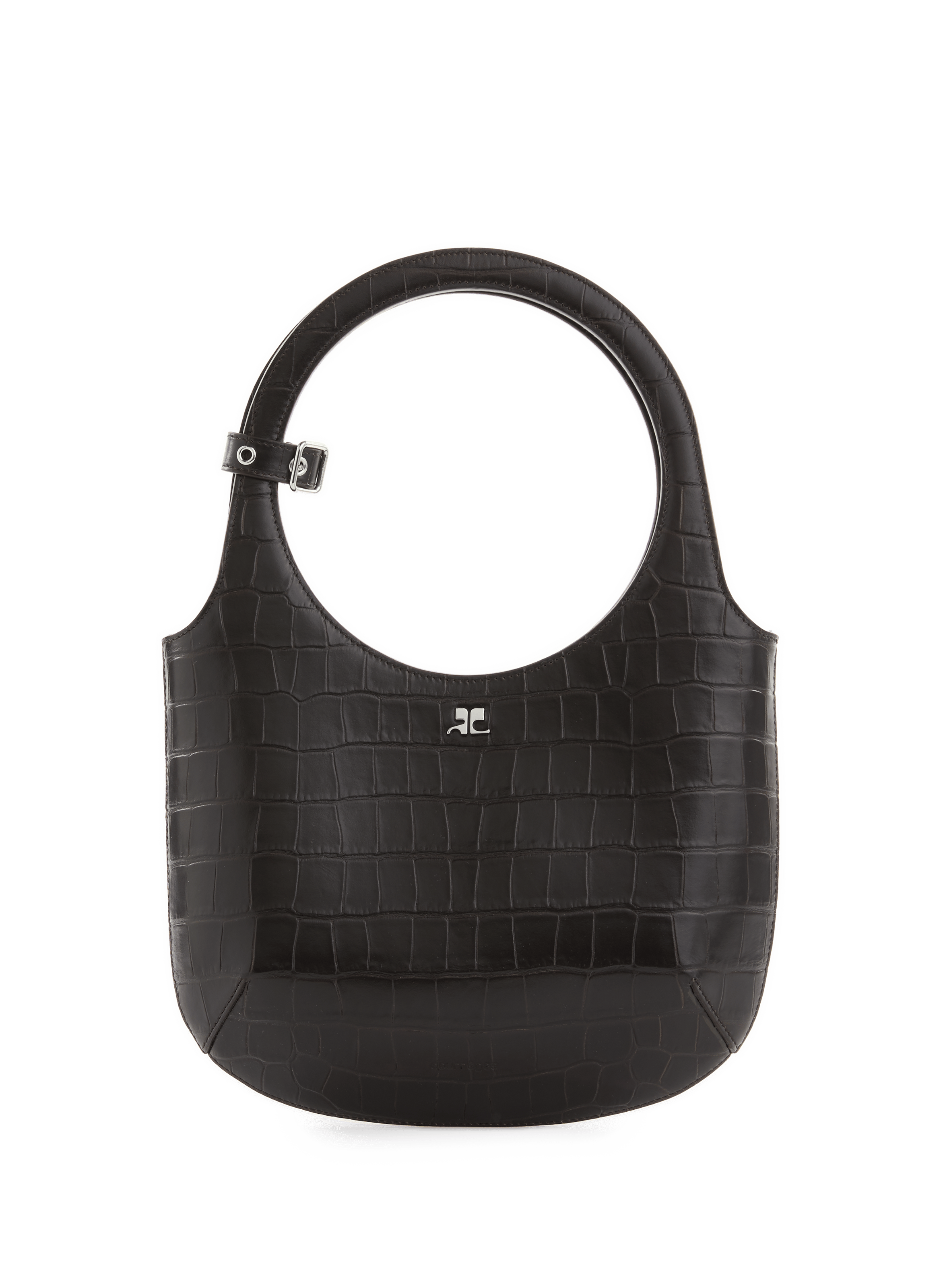 Sac à main en cuir embossé | COURRÈGES