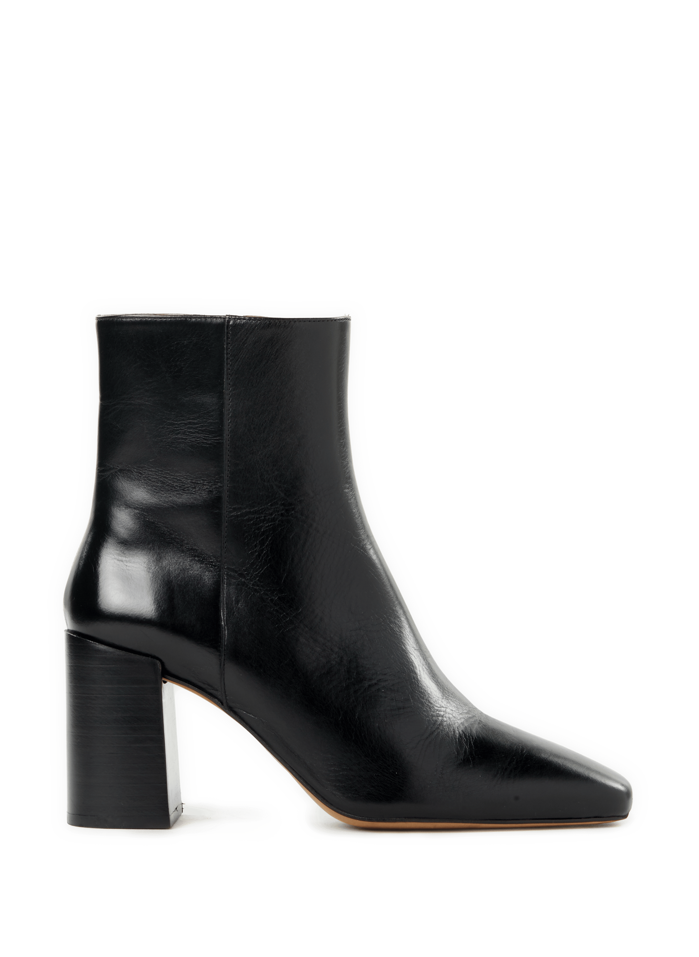 Daphné Leather Heeled Booties | SAISON 1865