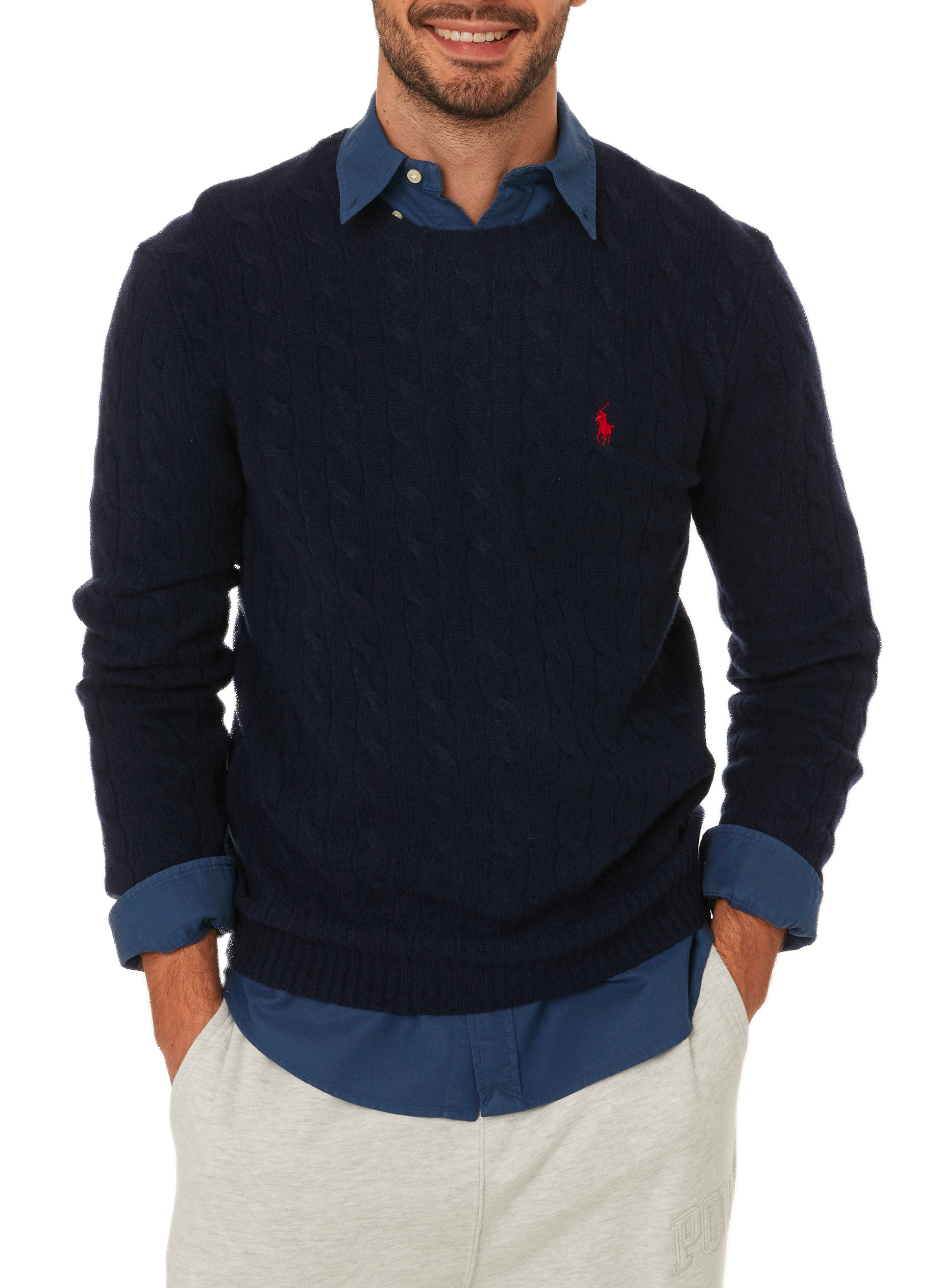 Round-neck wool and cashmere jumper | POLO RALPH LAUREN