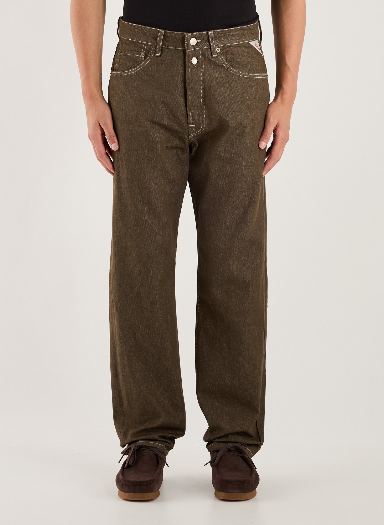 Straight leg cotton jeans | REPLAY