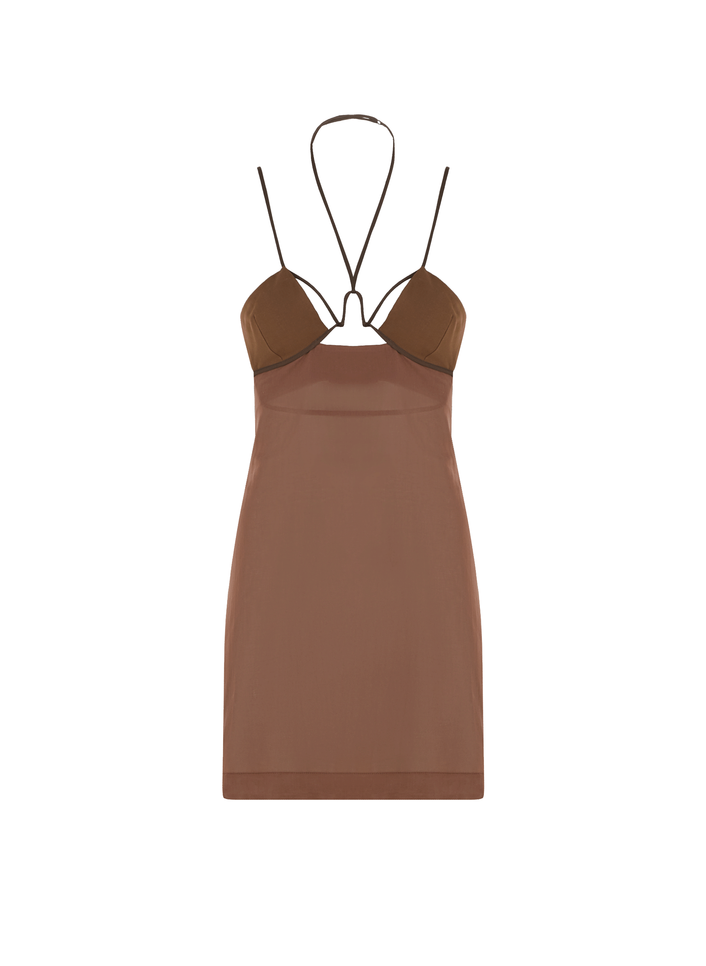 Sheer mini dress | NENSI DOJAKA