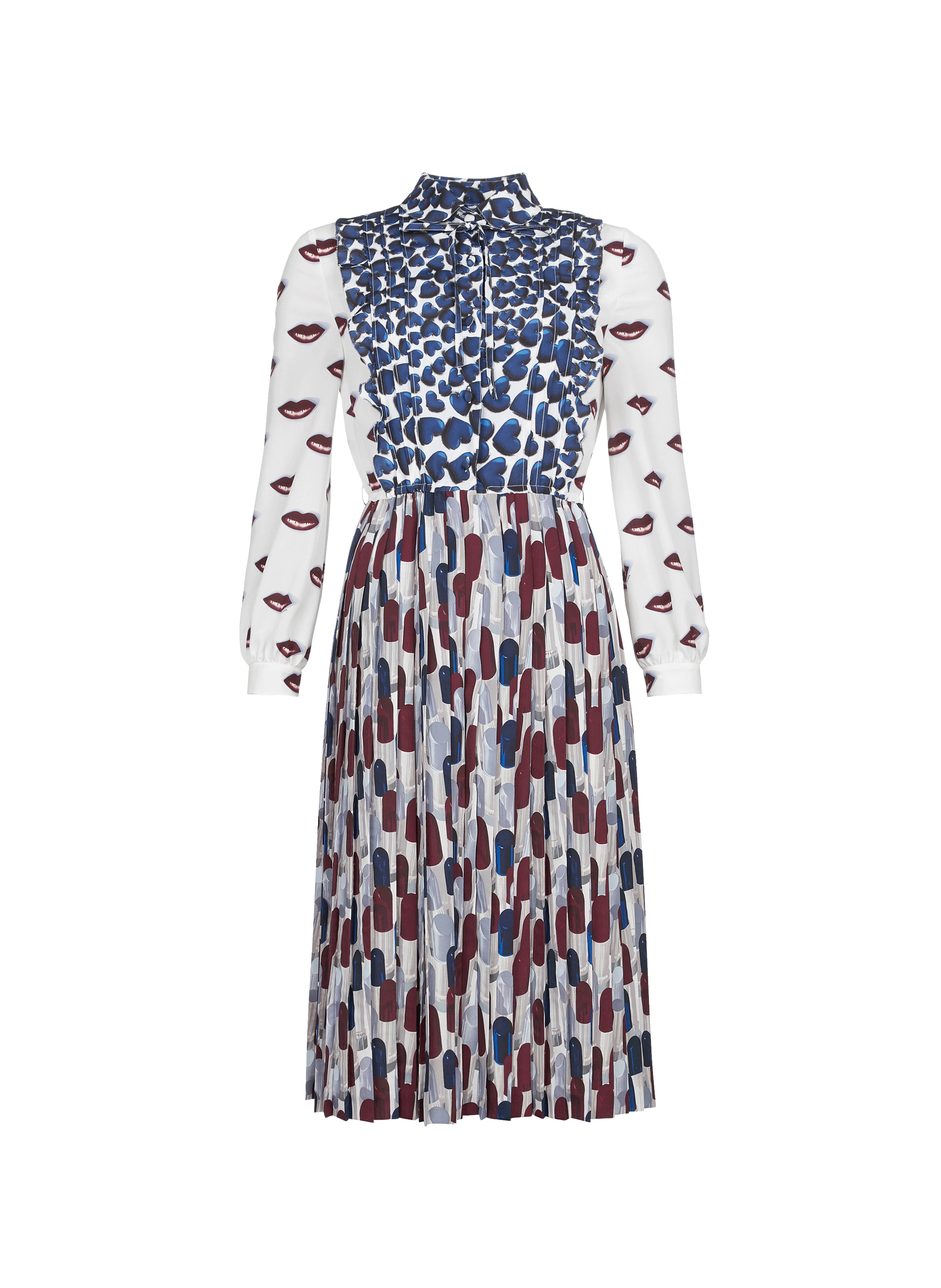 Robe en crêpe de Chine | PRADA