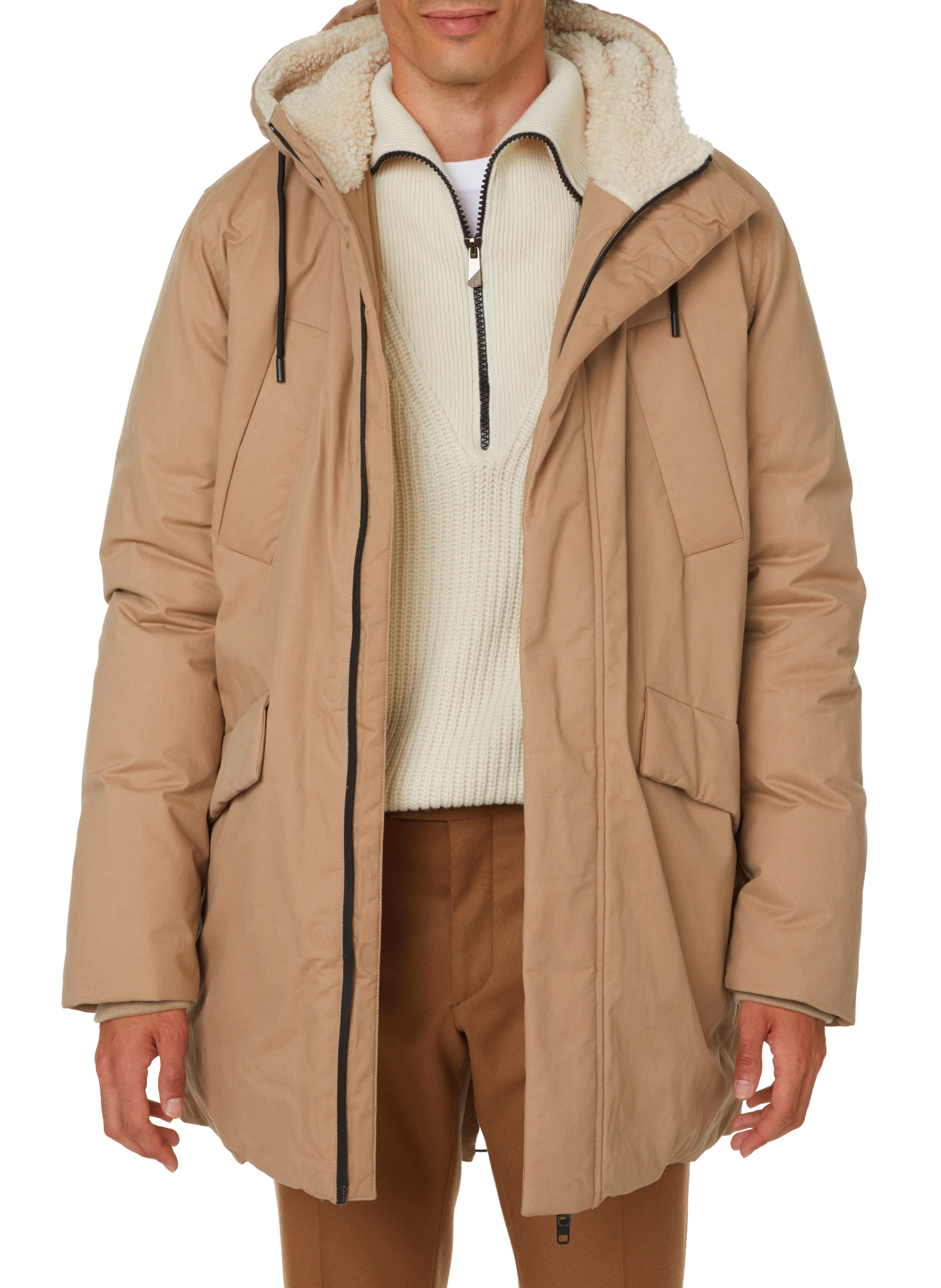 Parka de algodón y sherling | SAISON 1865