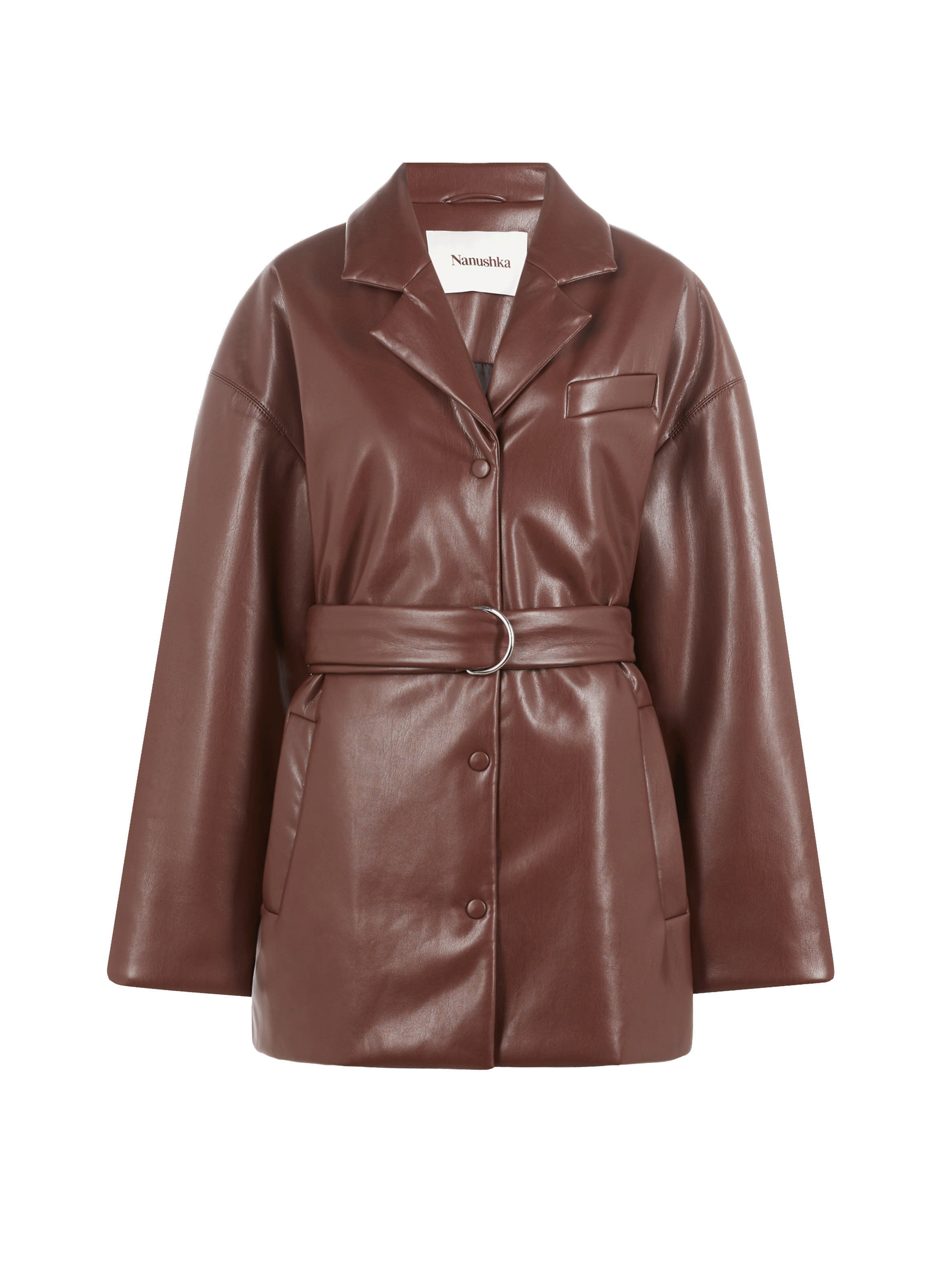 Veste Liban rembourrée en cuir vegan