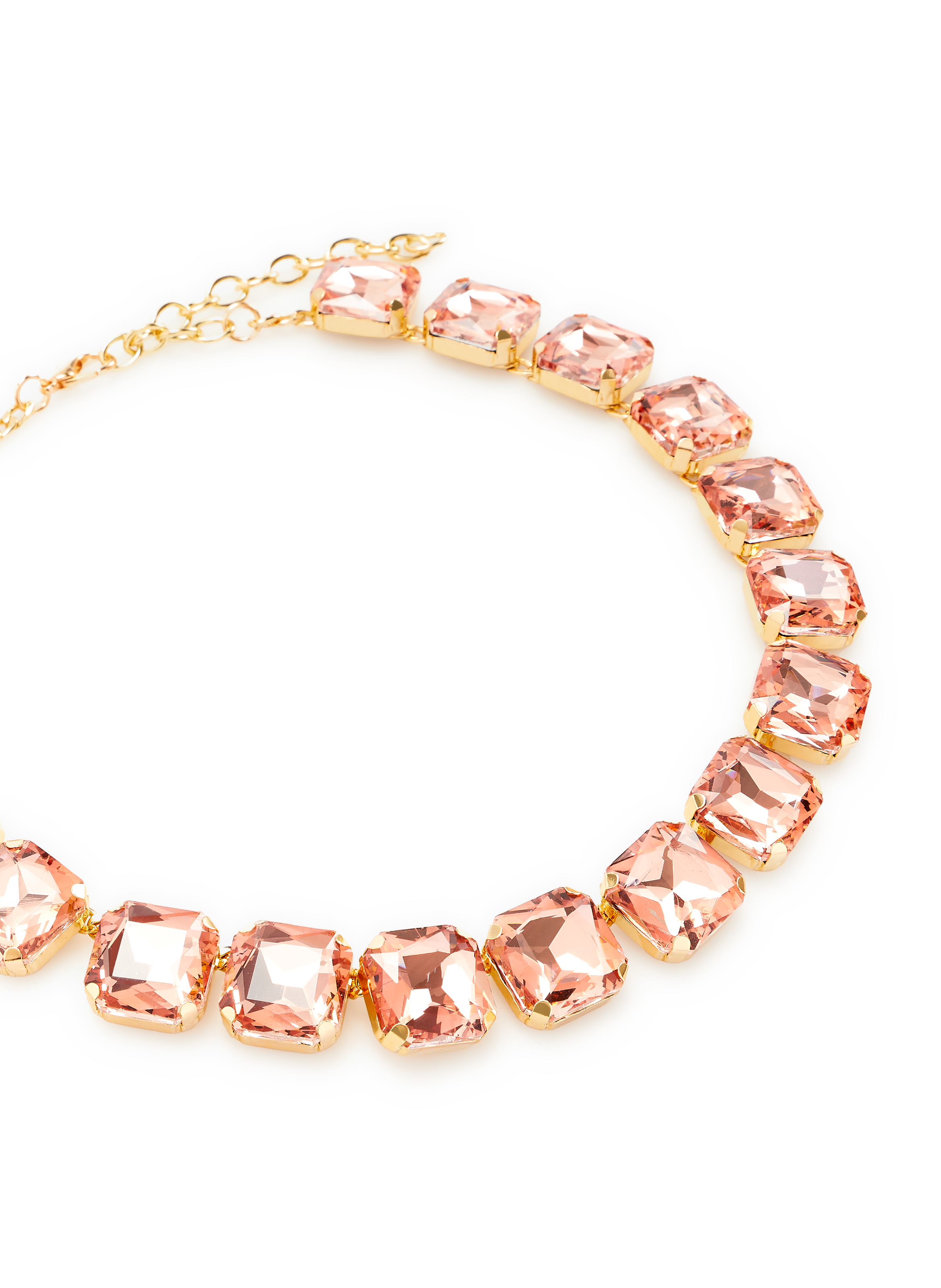 Collier avec cristaux AU PRINTEMPS PARIS Rose