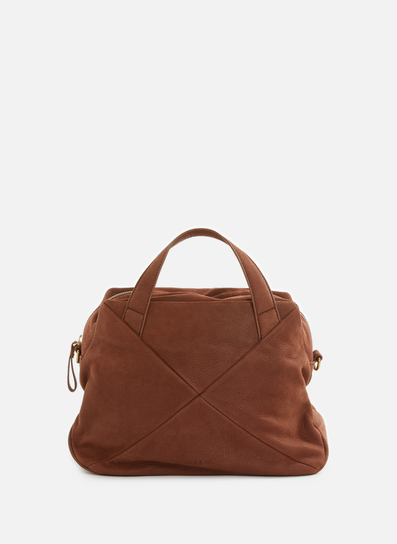 NAT & NIN Xena leather bag Brown