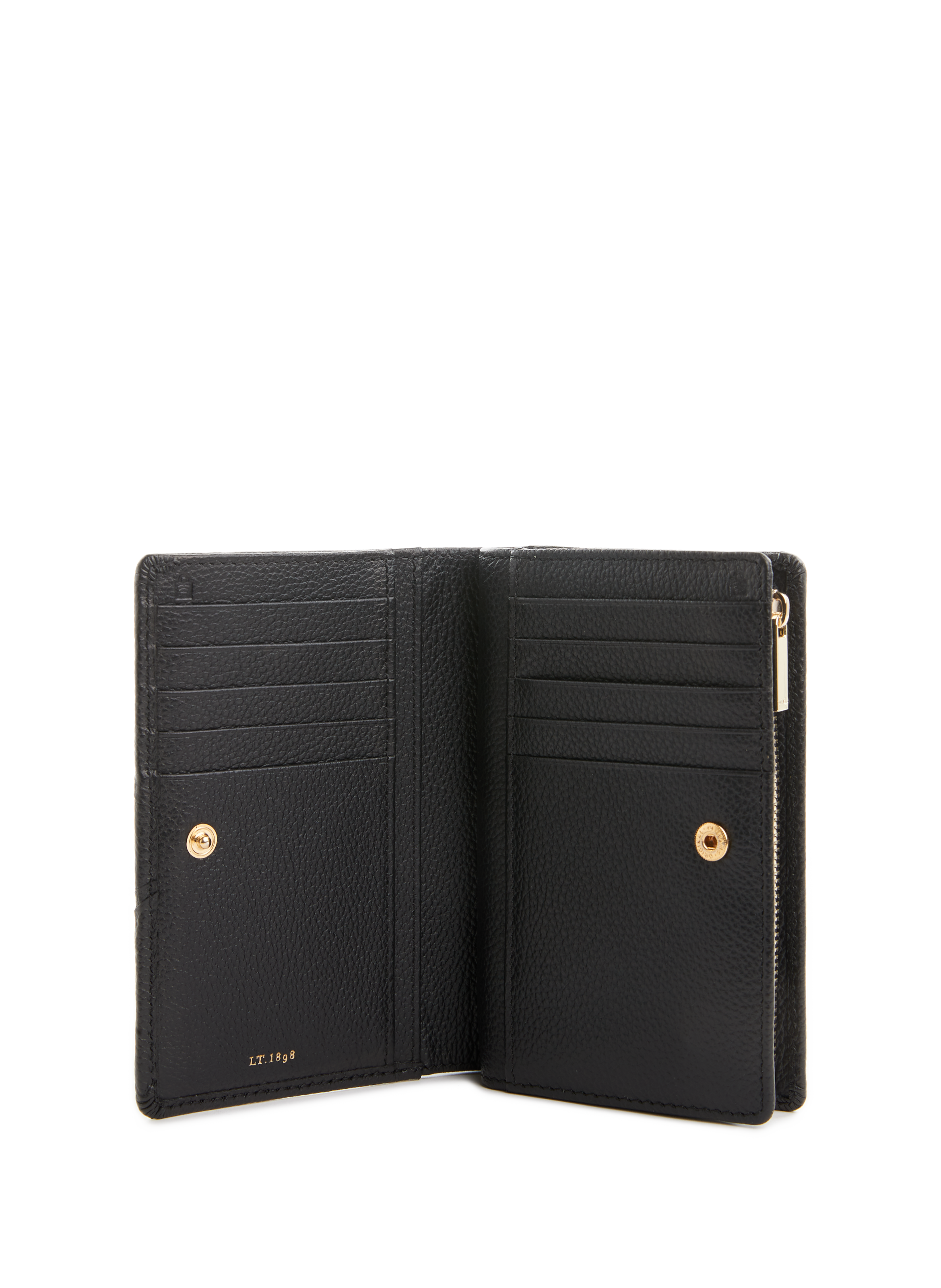 Portefeuille moyen Ella en cuir grainé