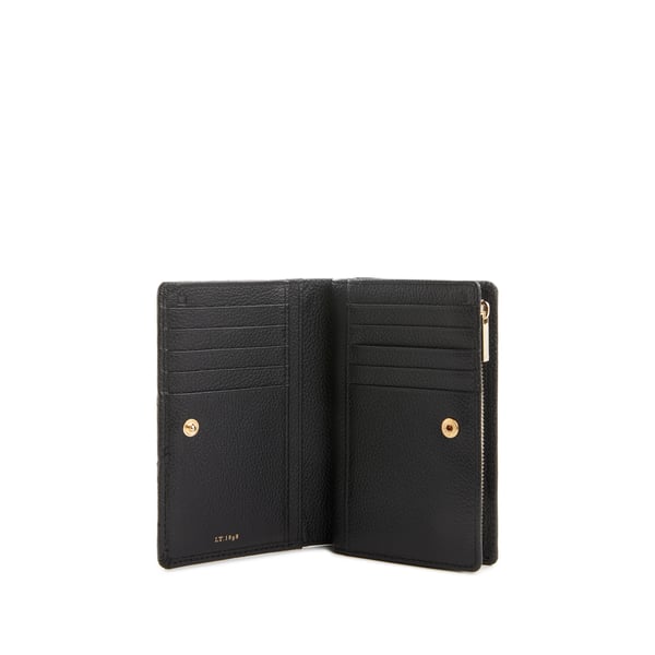 Portefeuille moyen Ella en cuir grainé